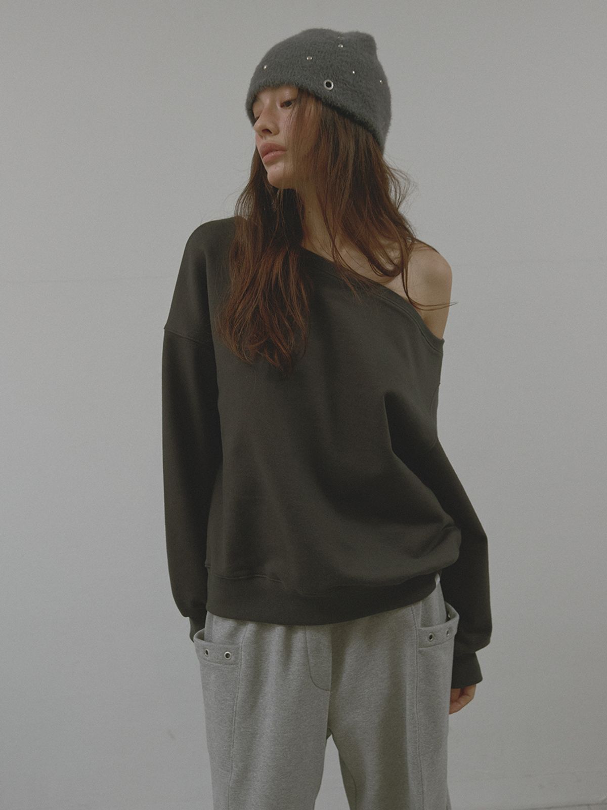 아수라(ASURA) GALAXY KNIT BEANIE (CHARCOAL)