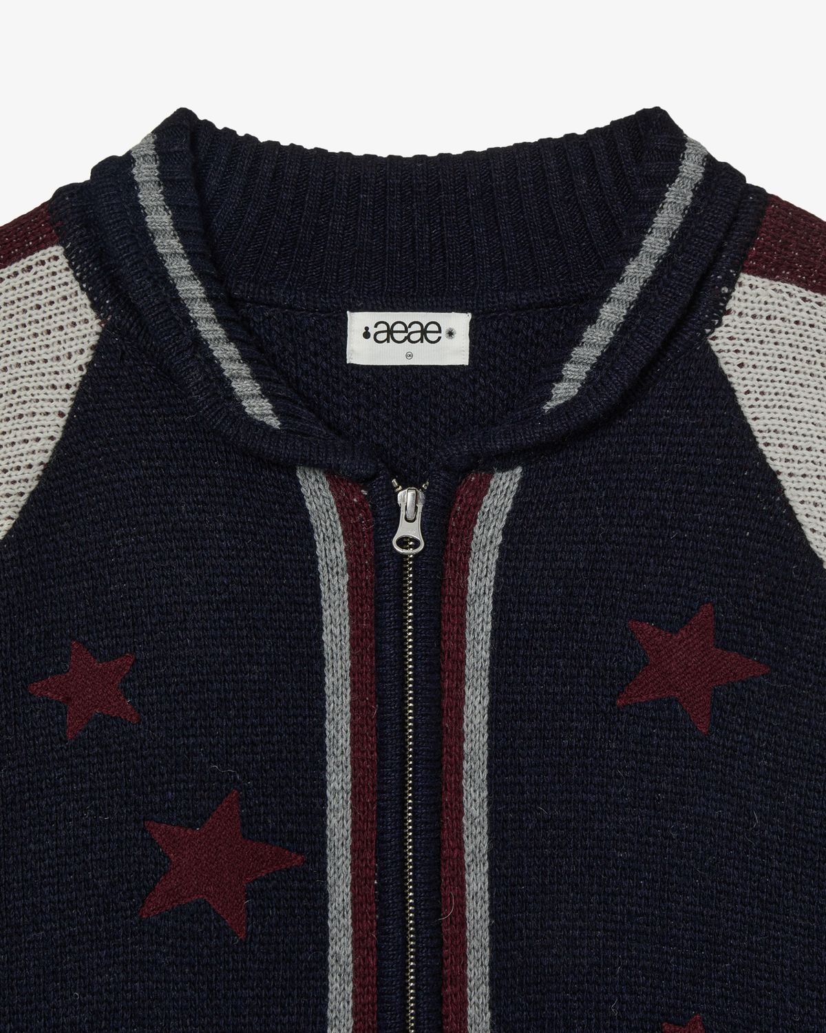 에이이에이이(AEAE) STAR JACQUARD COWICHAN [NAVY]