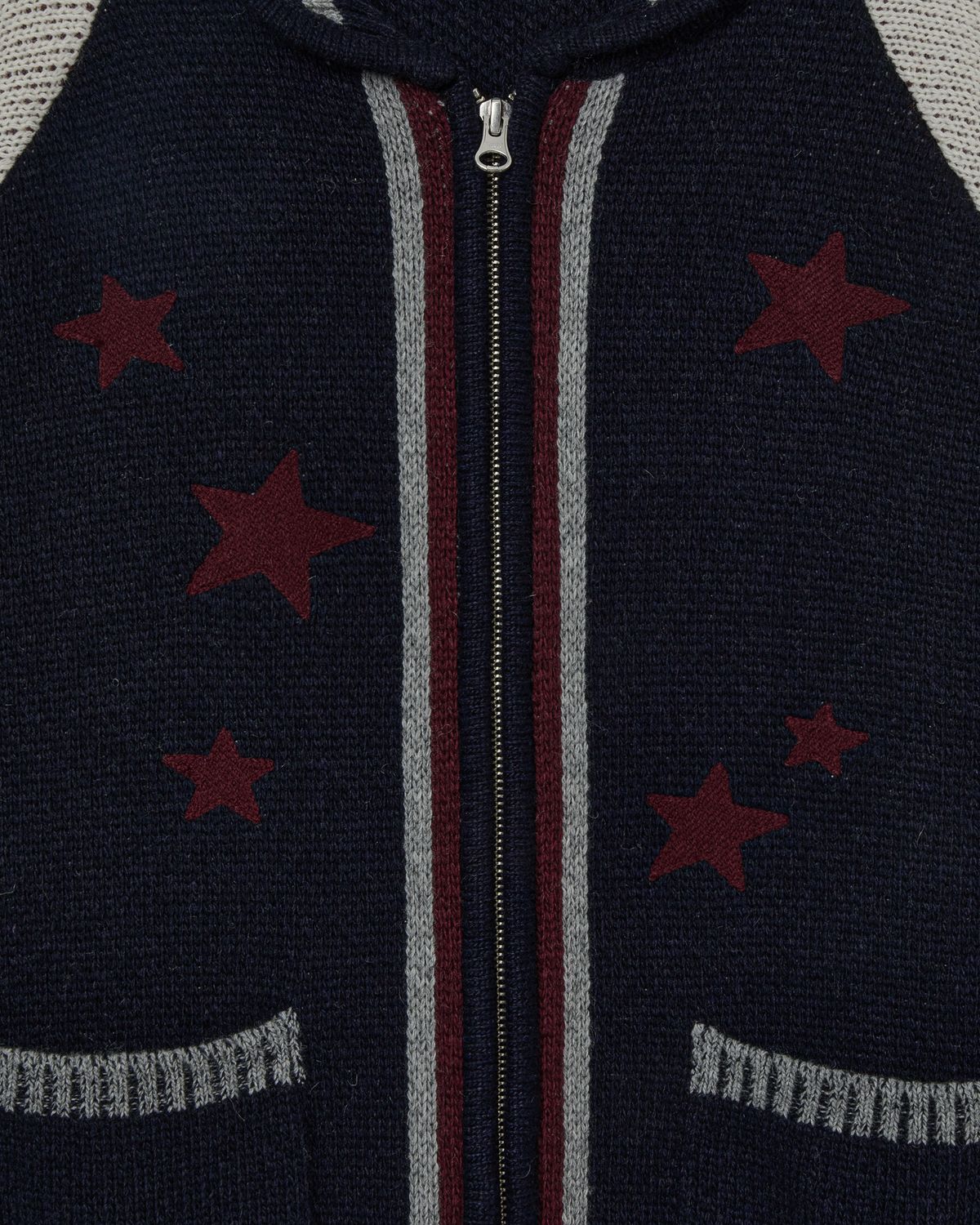에이이에이이(AEAE) STAR JACQUARD COWICHAN [NAVY]