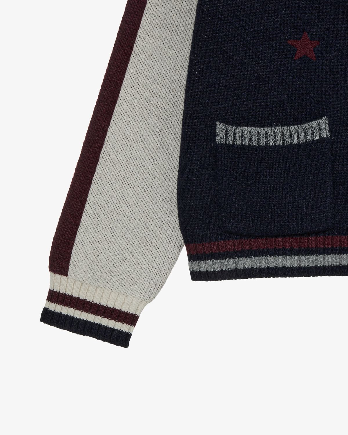 에이이에이이(AEAE) STAR JACQUARD COWICHAN [NAVY]