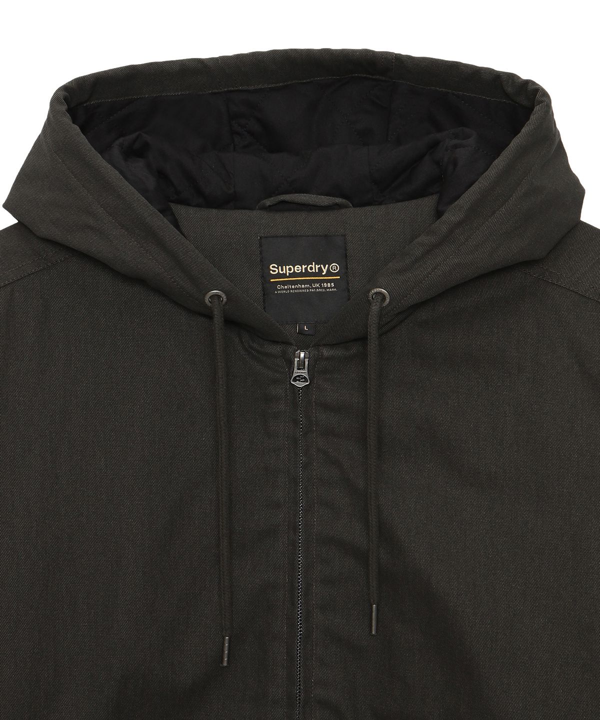 슈퍼드라이(SUPERDRY) 빈티지 후드 자켓 블랙 SDMJPFP23BLK