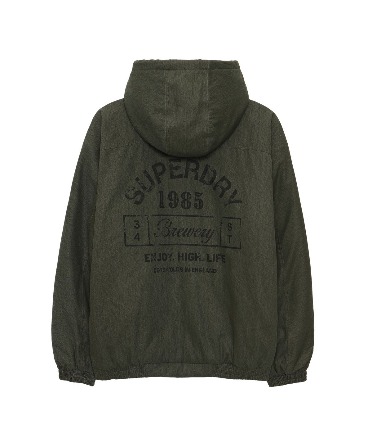 슈퍼드라이(SUPERDRY) 빈티지 후드 자켓 카키