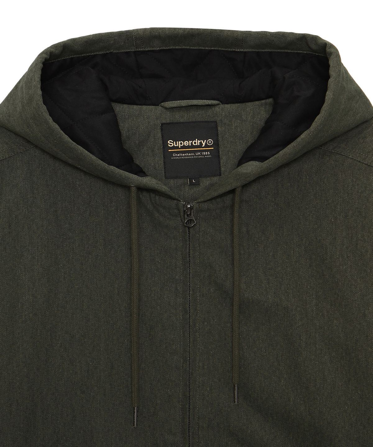 슈퍼드라이(SUPERDRY) 빈티지 후드 자켓 카키