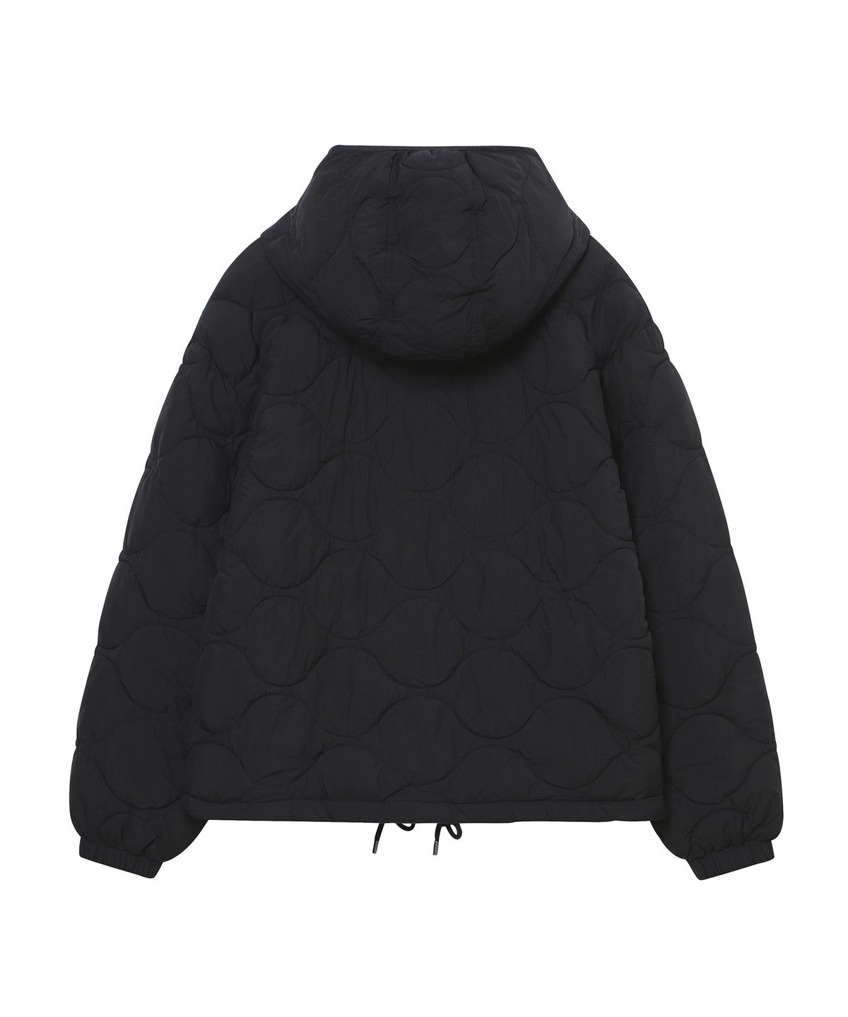 슈퍼드라이(SUPERDRY) W 후드 퀼팅 자켓 블랙