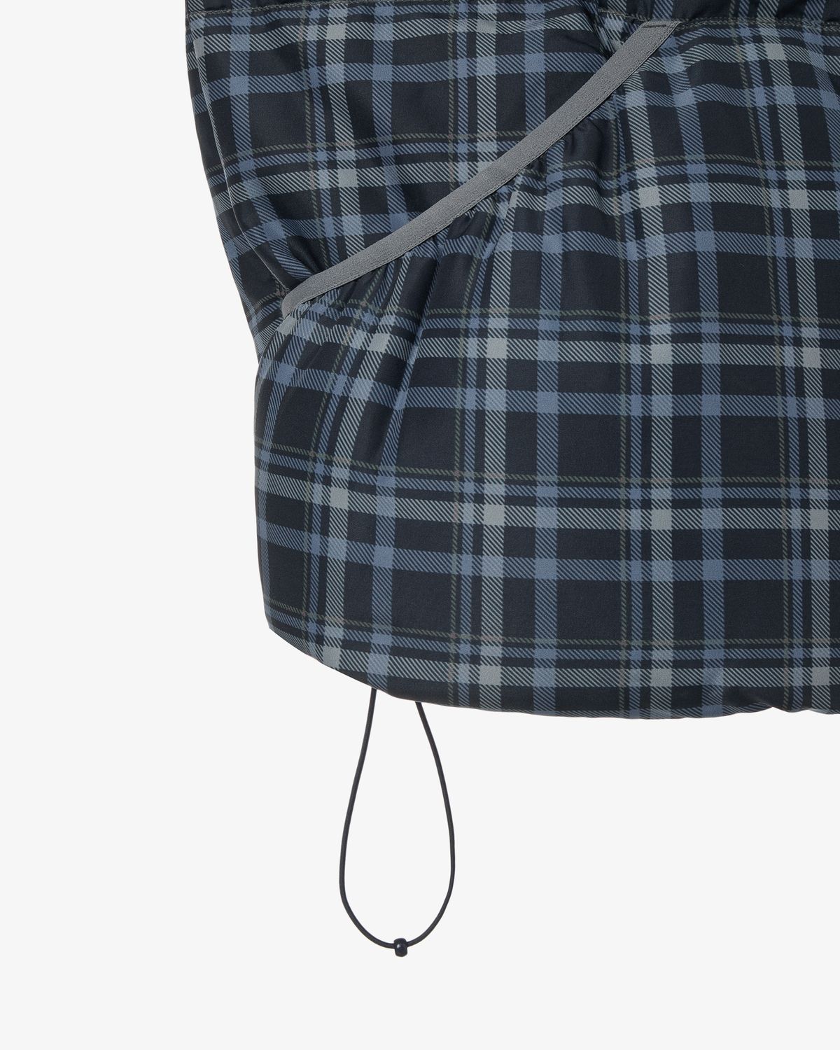 에이이에이이(AEAE) CHECK PADDED VEST [BLUE]