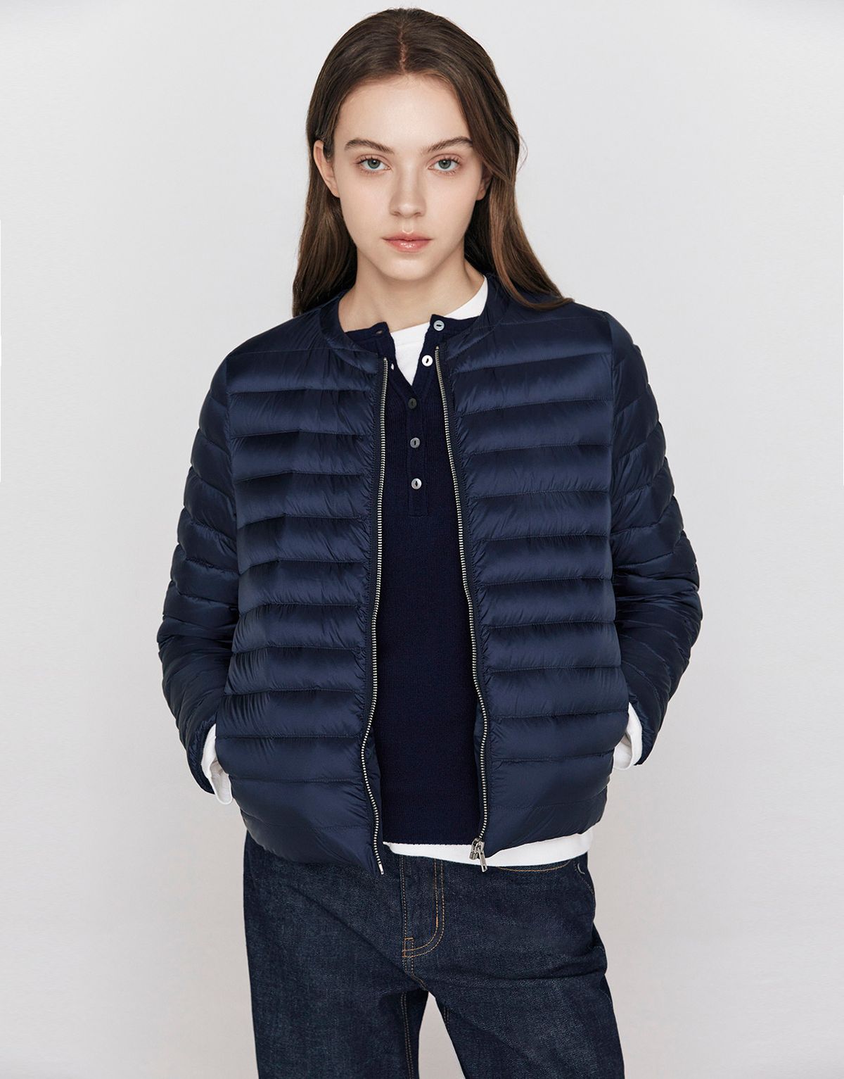 지오다노(GIORDANO) [LIGHT PUFF] 덕다운 경량 패딩 375909 [3color]