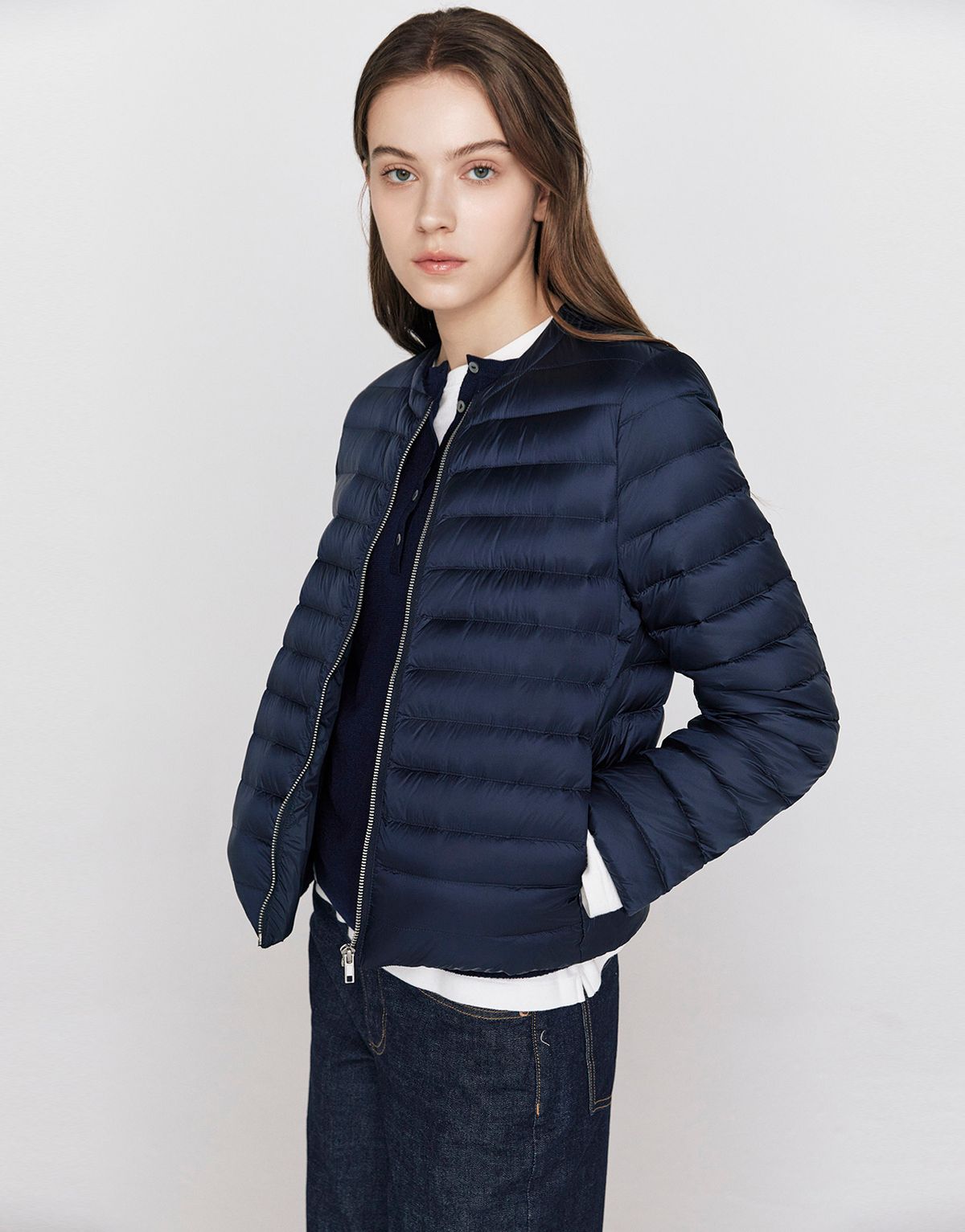 지오다노(GIORDANO) [LIGHT PUFF] 덕다운 경량 패딩 375909 [3color]