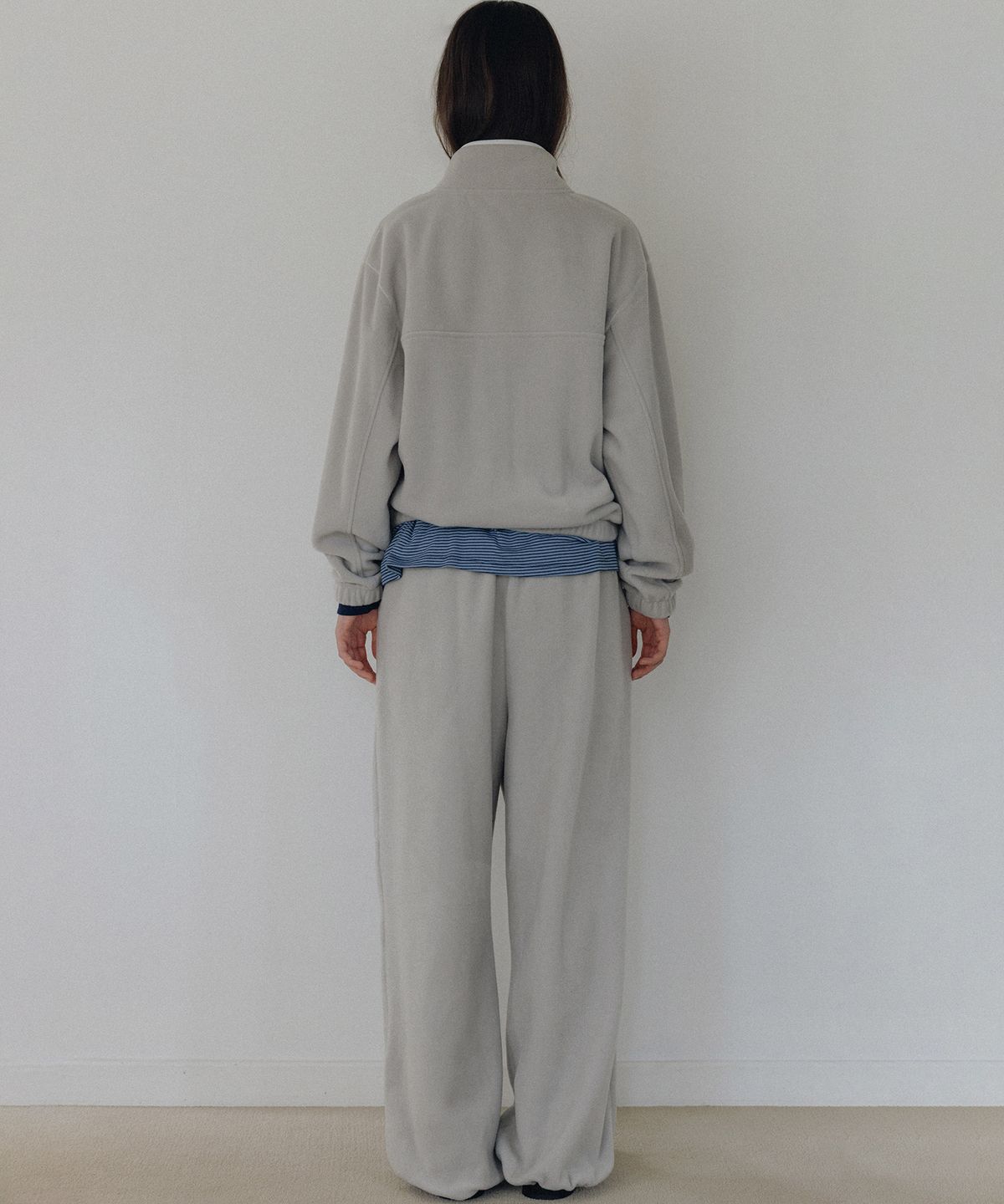 앤니즈(ANDNEEDS) Jeff fleece pants (light khaki)