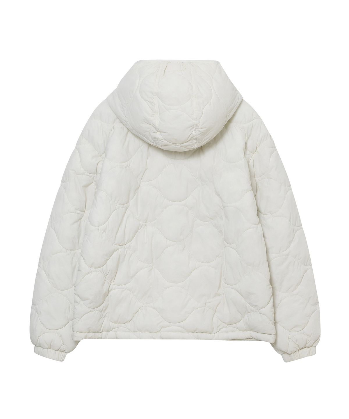 슈퍼드라이(SUPERDRY) W 후드 퀼팅 자켓 아이보리