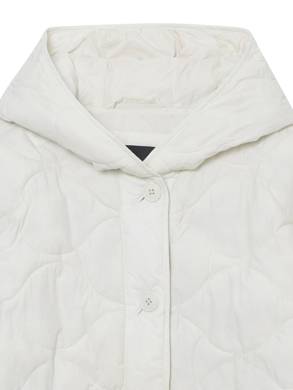 슈퍼드라이(SUPERDRY) W 후드 퀼팅 자켓 아이보리