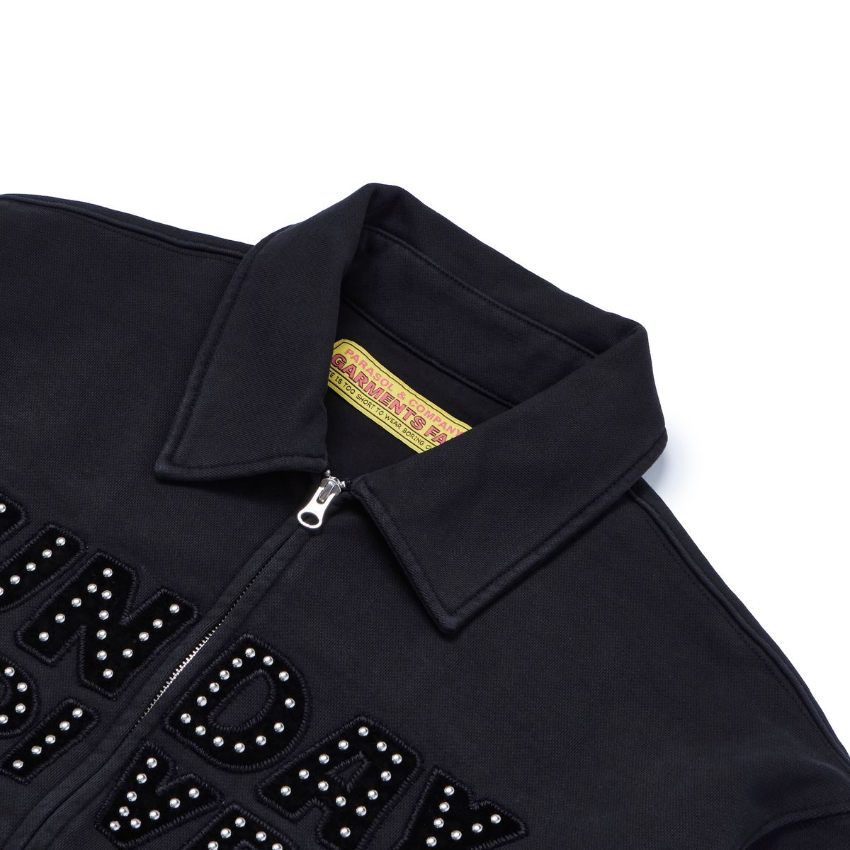 가먼츠팹(GARMENTS FAB) Sunday Driver Valet Sweat Jacket (BLACK)