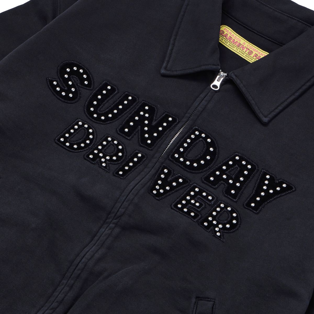 가먼츠팹(GARMENTS FAB) Sunday Driver Valet Sweat Jacket (BLACK)