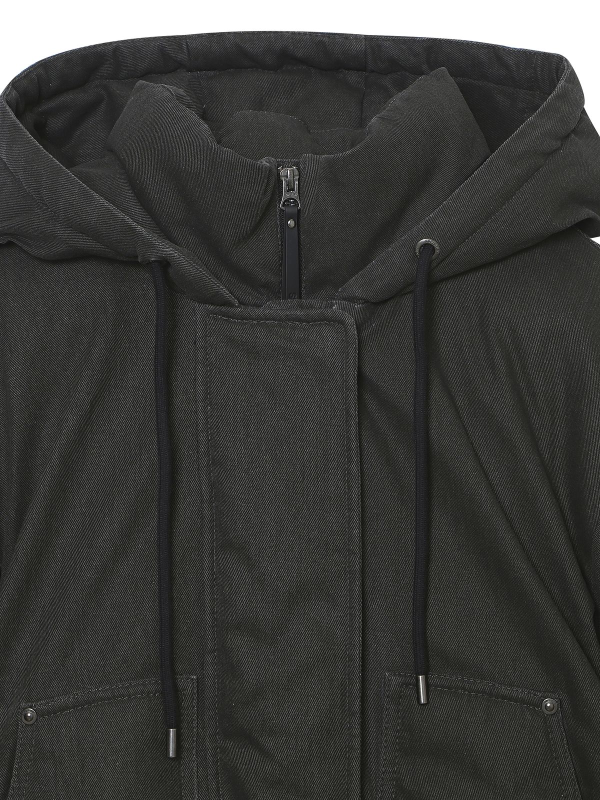 슈퍼드라이(SUPERDRY) W 빈티지 후드 자켓 블랙