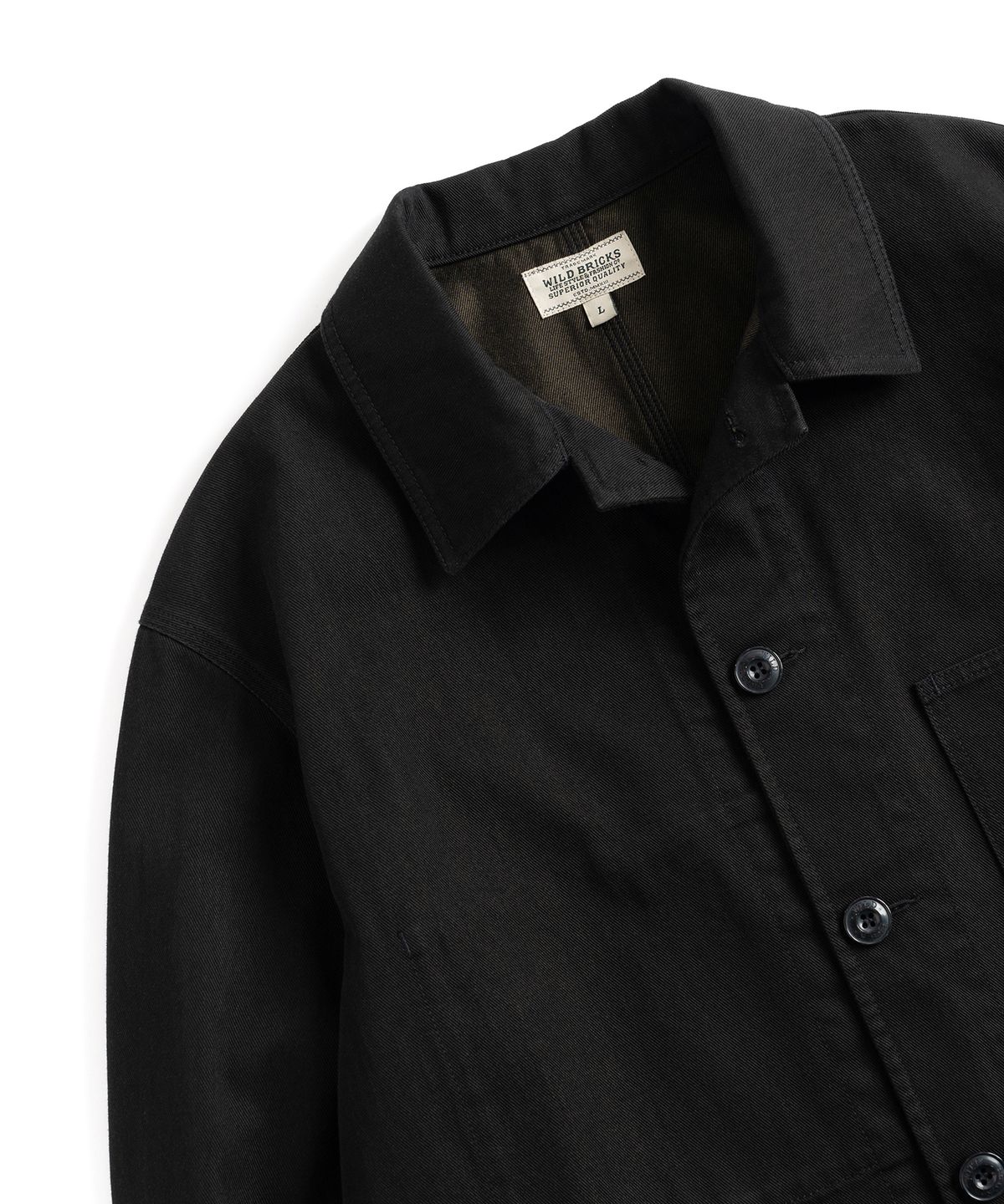 와일드 브릭스(WILD BRICKS) W24 CHORE JACKET & OFFICER PANTS (black)