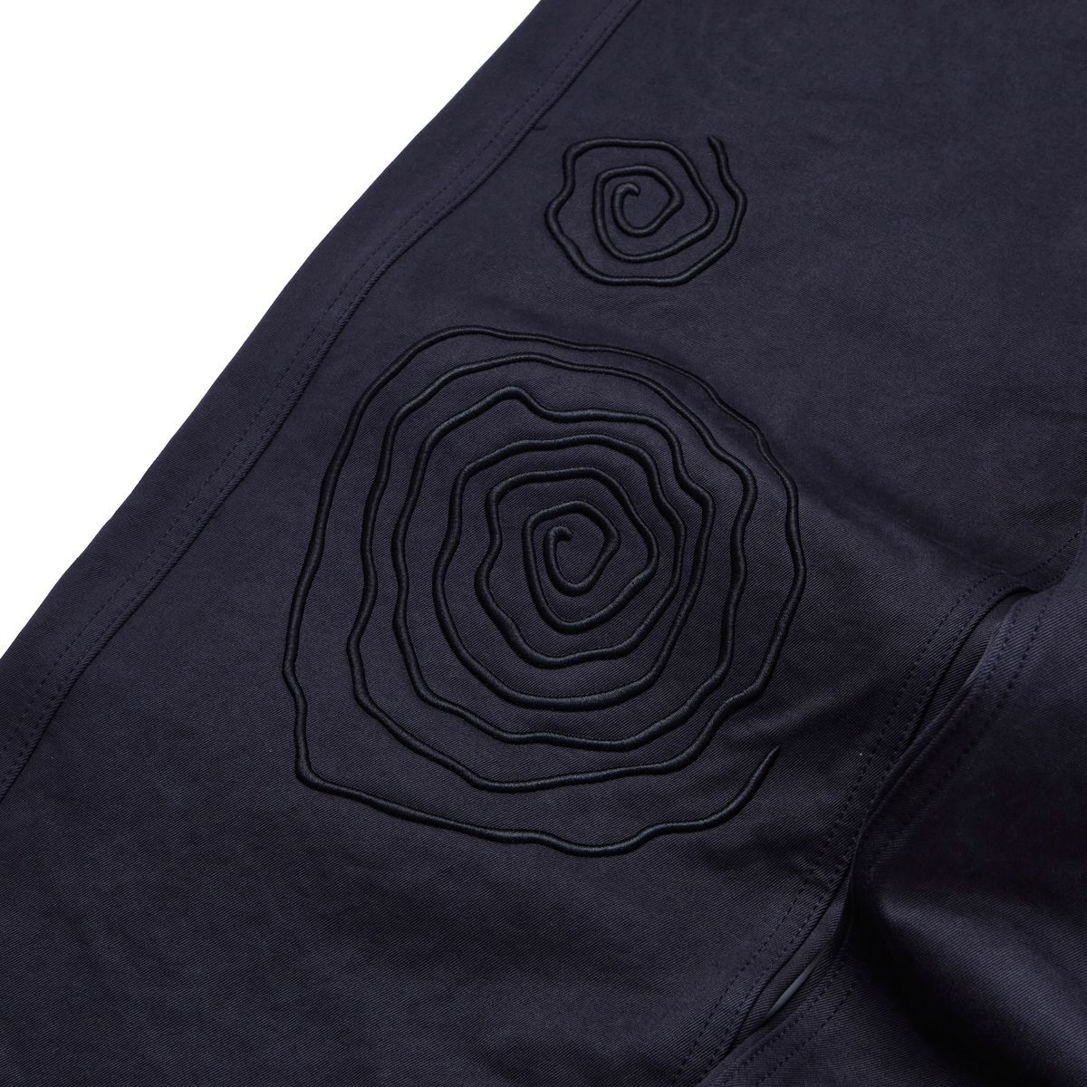 가먼츠팹(GARMENTS FAB) Spiral Rubber EMB Pants (BLACK)