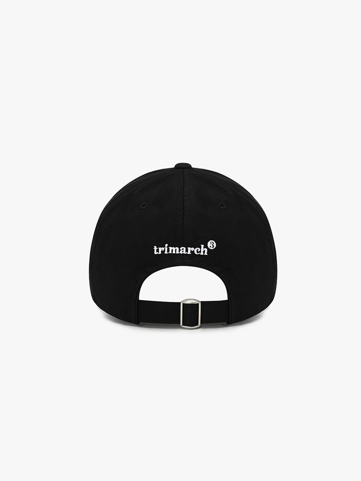 트리마치(TRIMARCH) Tri / Triple Logo ball cap / Black