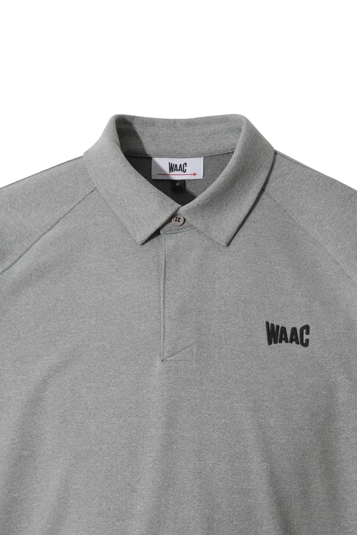 왁(WAAC) Men WAAC Stripe Point Fleece Polo WMTBW25702GYM