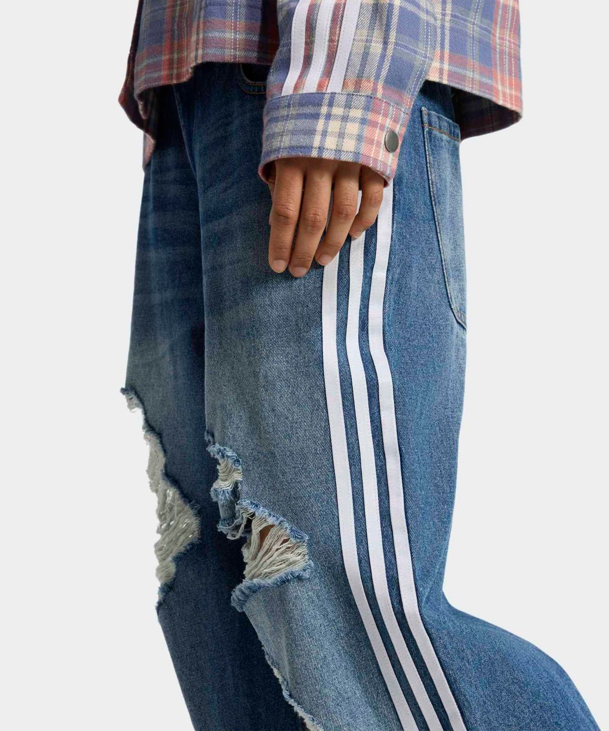 아디다스(ADIDAS) 데님 팬츠 - 블루데님 / KE3300