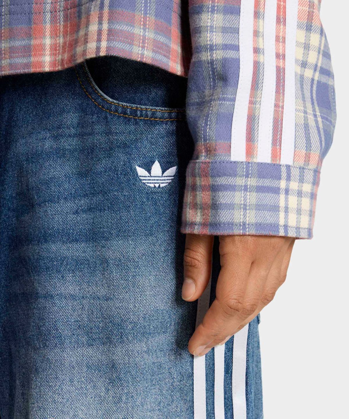 아디다스(ADIDAS) 데님 팬츠 - 블루데님 / KE3300