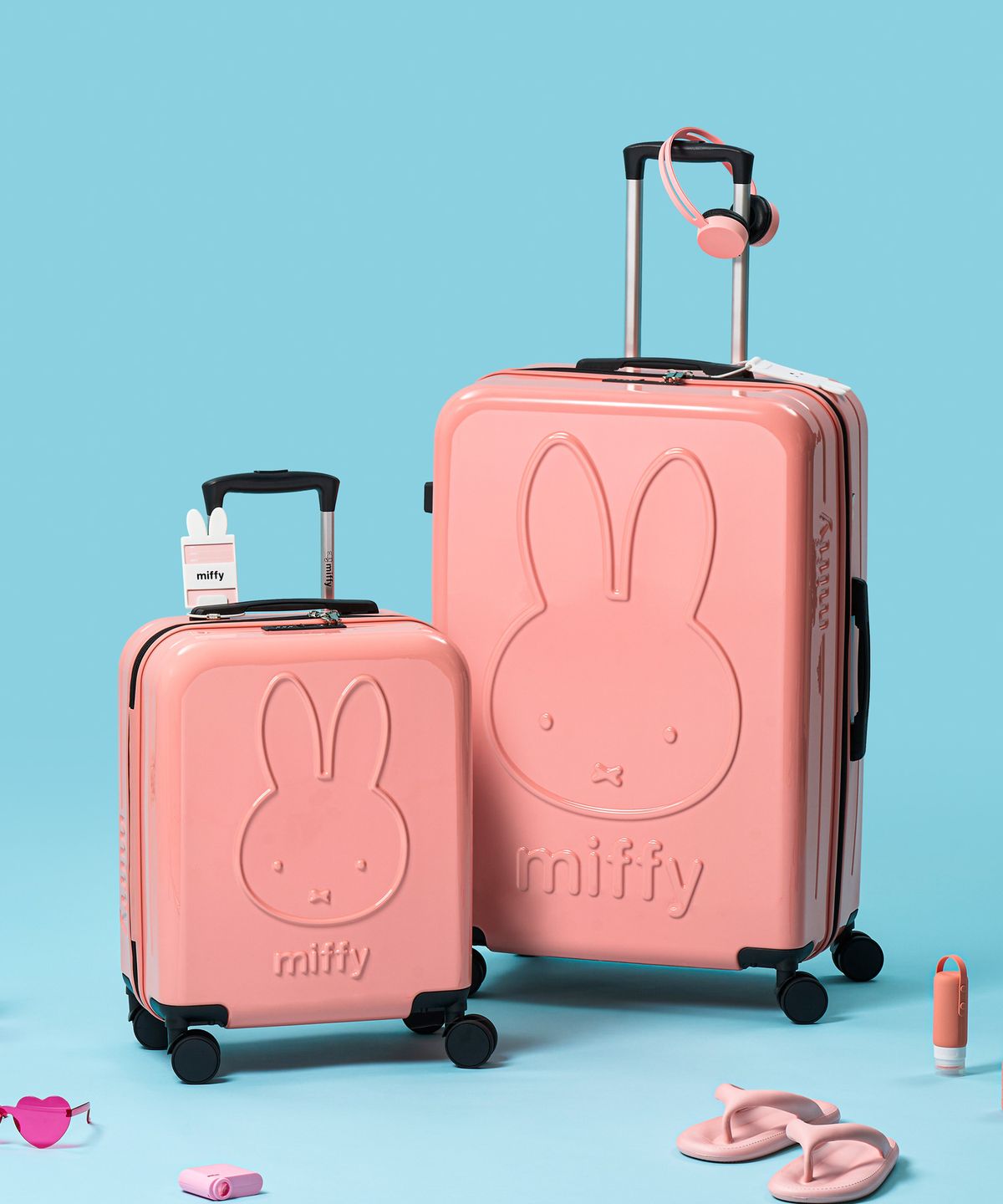 미피(MIFFY) 하티 기내용 수하물용 캐릭터 캐리어 51cm 74.5cm