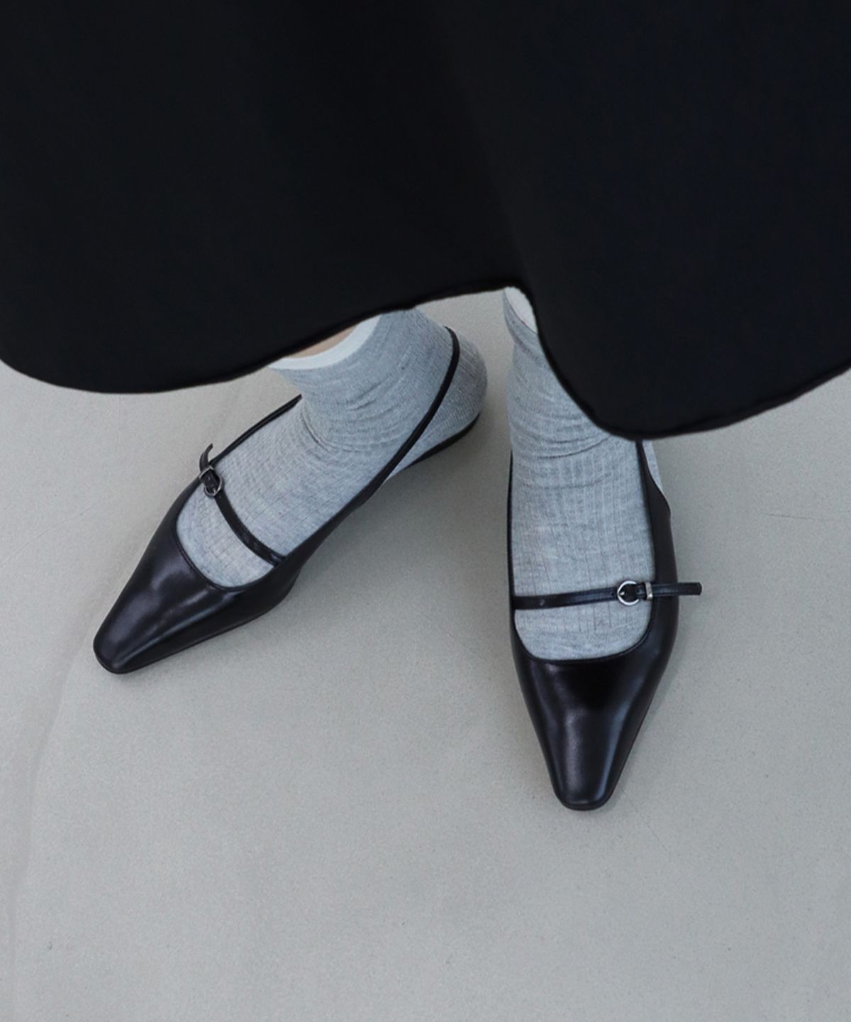 몰핀(MOLPIN) Boo flat_25530_black