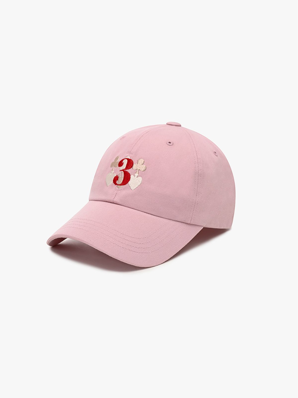 트리마치(TRIMARCH) Tri / Triple Logo ball cap / Pink