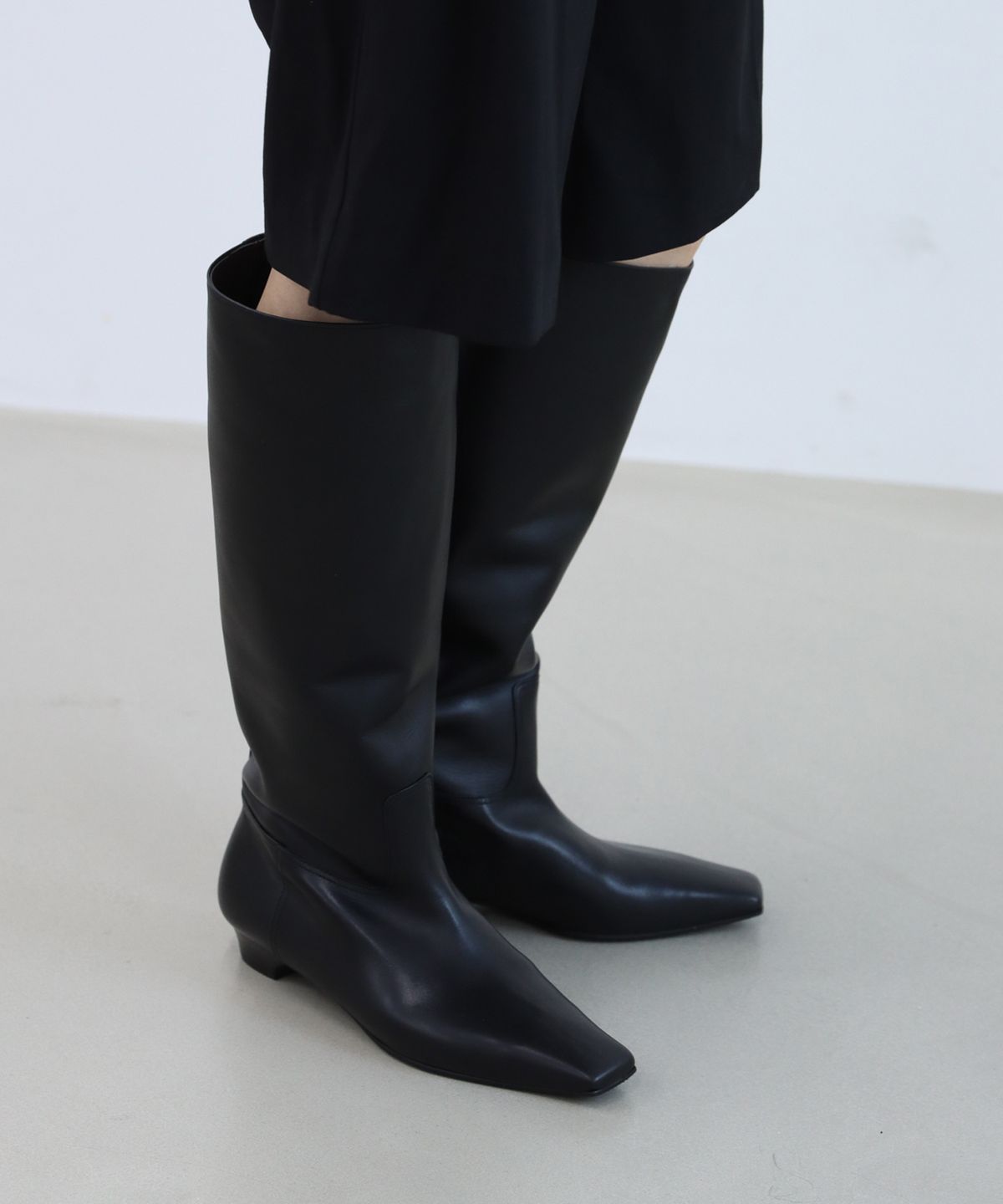 몰핀(MOLPIN) Shy long boots_25524_black