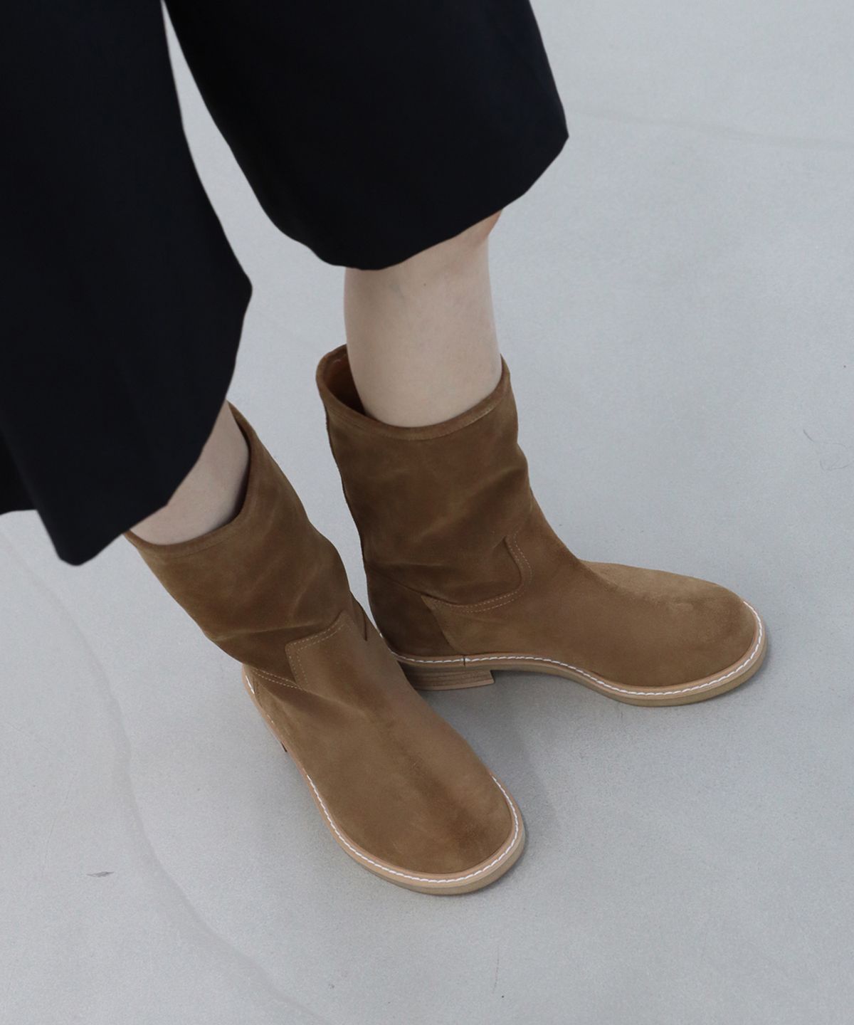 몰핀(MOLPIN) Los mid boots_25521_camel