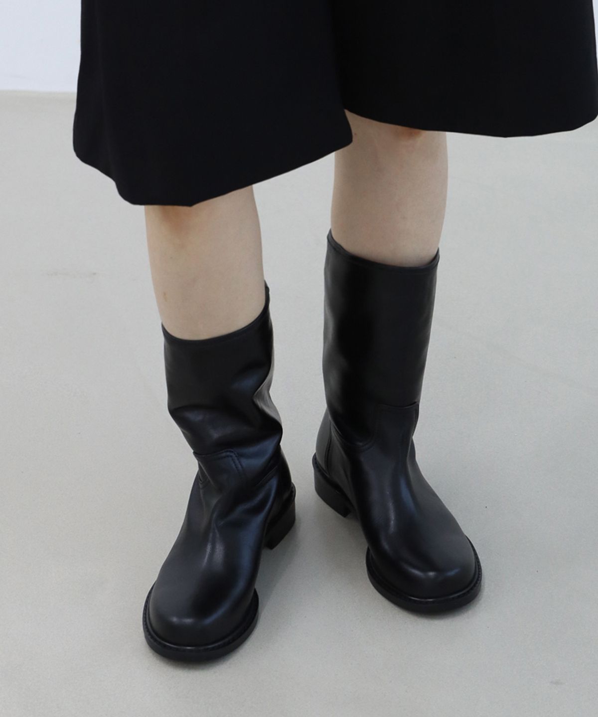 몰핀(MOLPIN) Los mid boots_25521_black