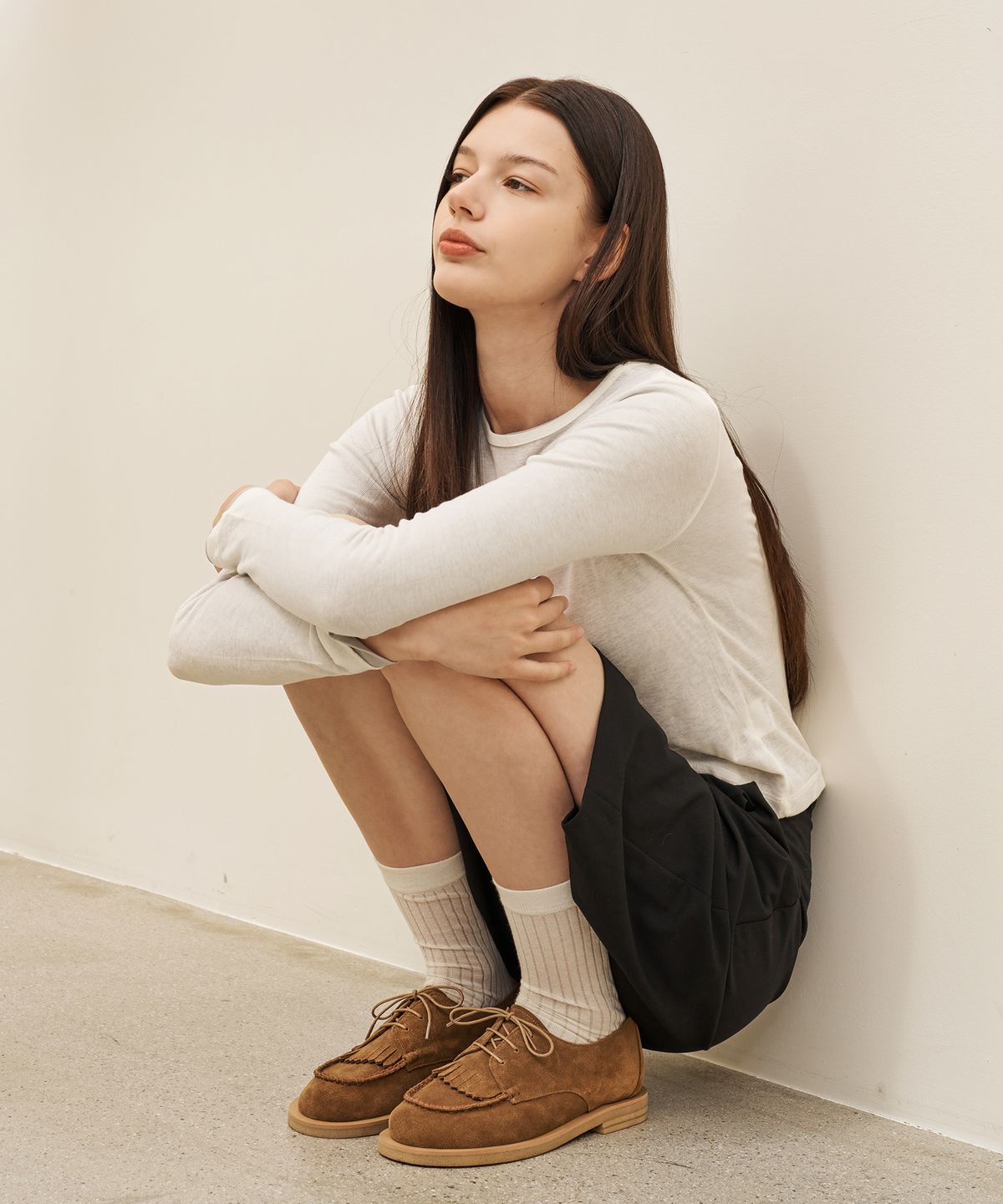 몰핀(MOLPIN) Tassel Loafer_25517_camel