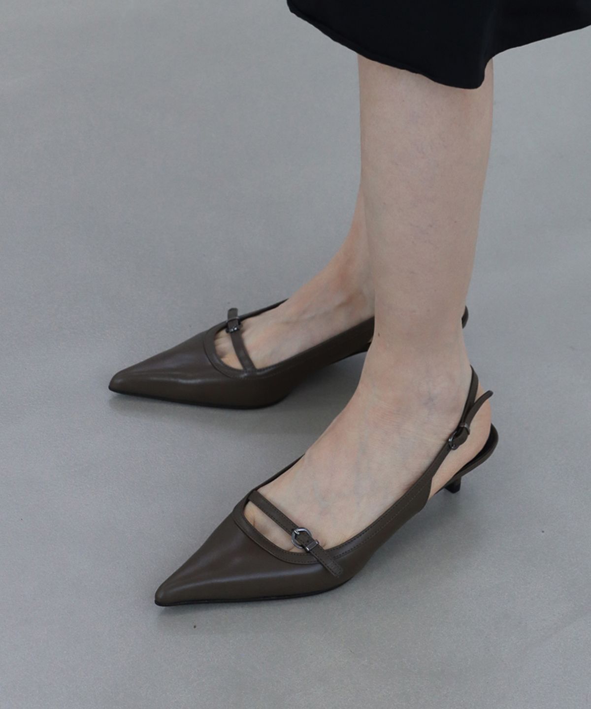 몰핀(MOLPIN) Cur slingback_25515_khaki