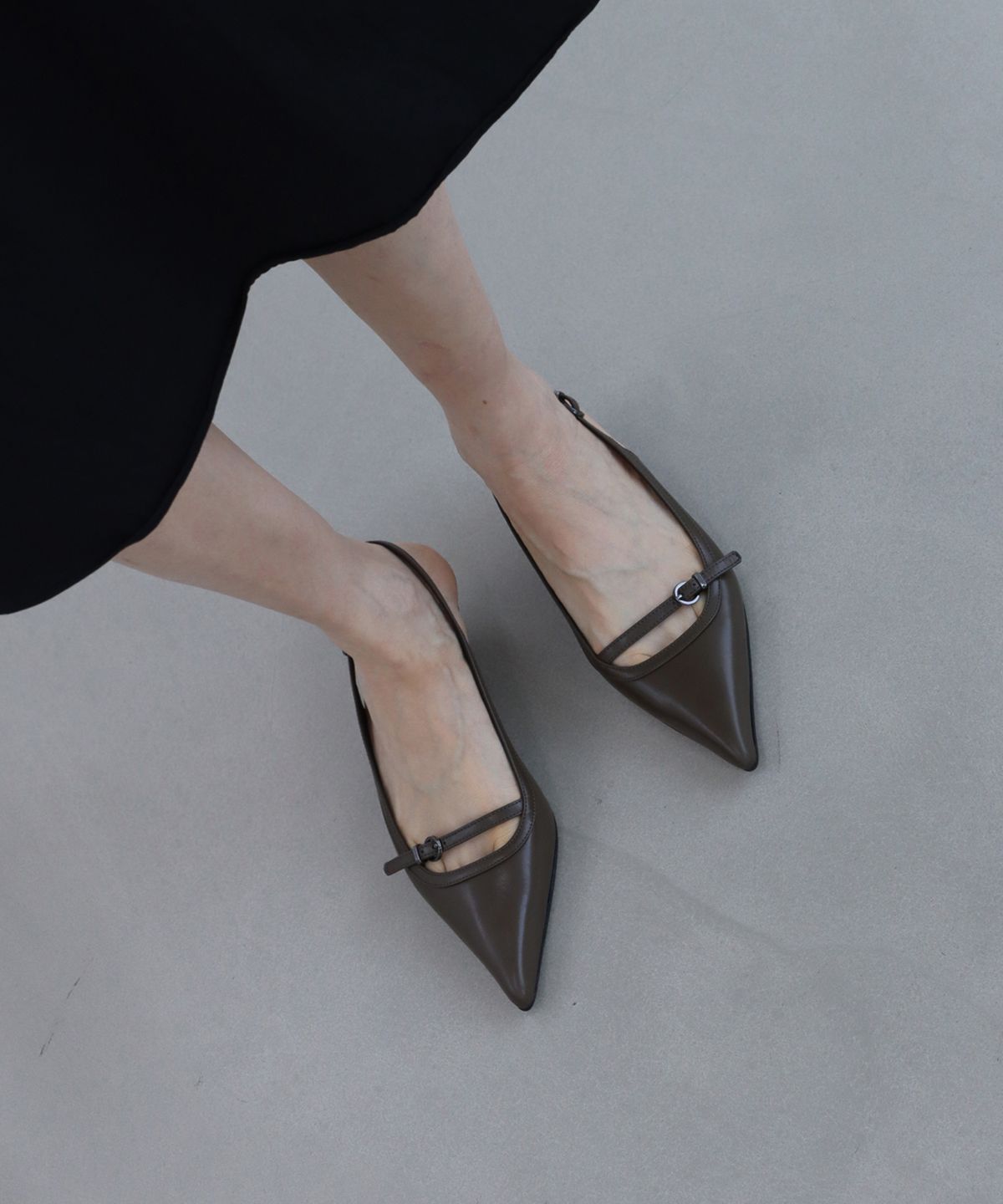 몰핀(MOLPIN) Cur slingback_25515_khaki