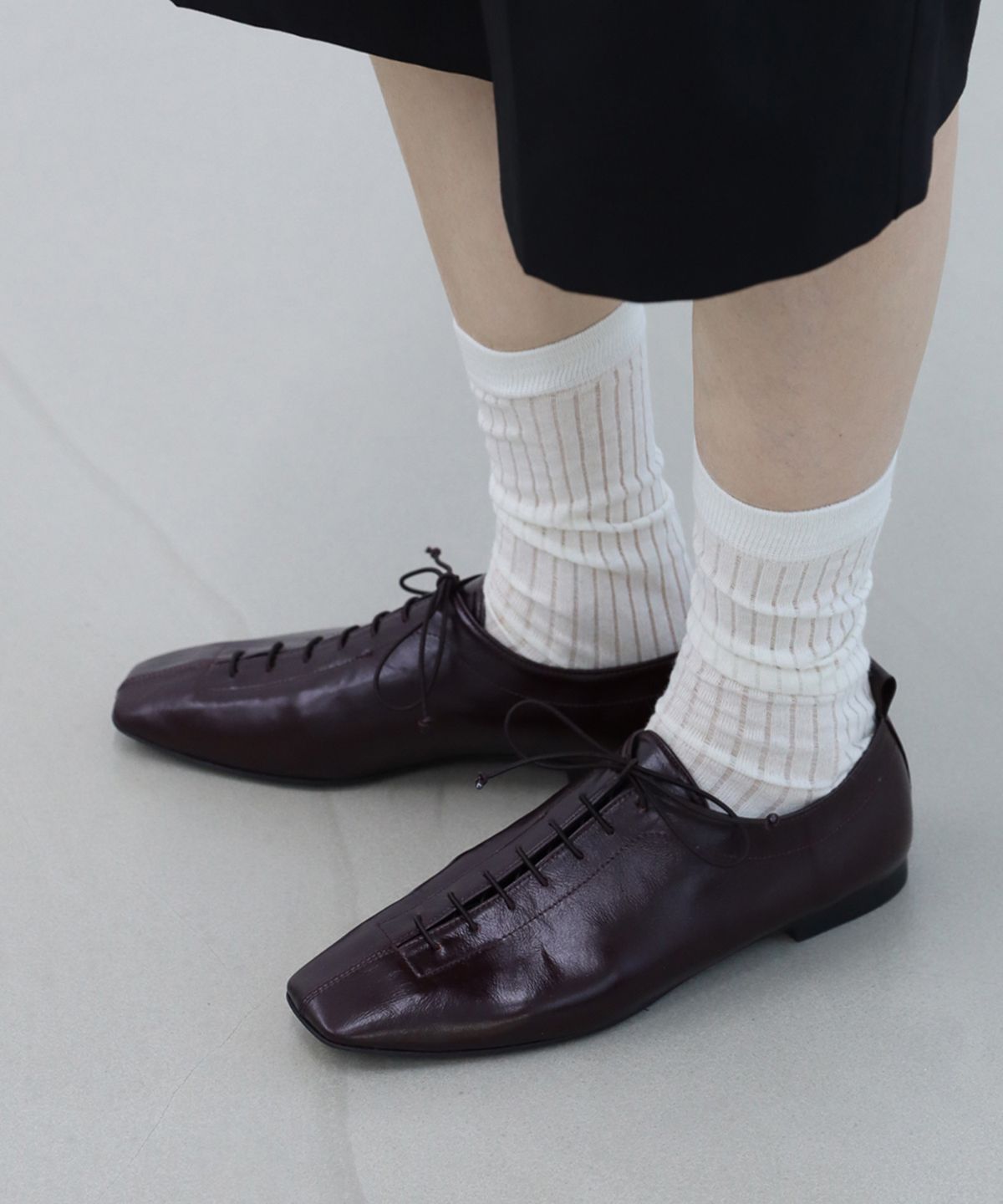 몰핀(MOLPIN) Rom laceup Loafer_25507_wine