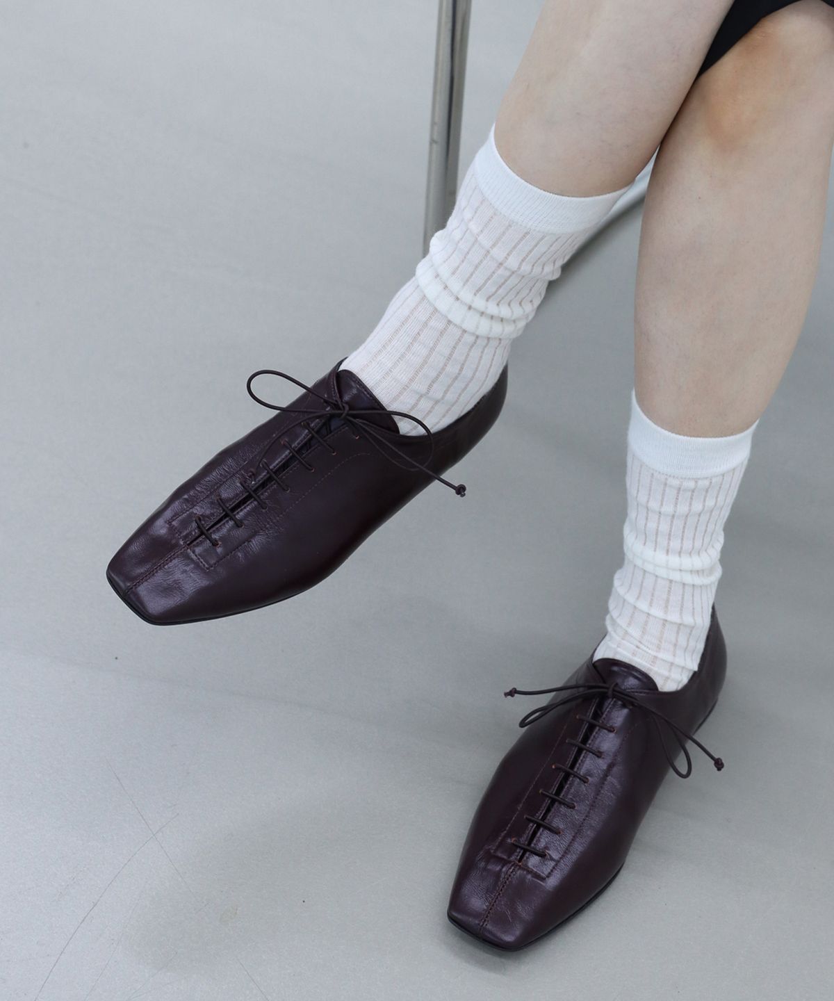 몰핀(MOLPIN) Rom laceup Loafer_25507_wine