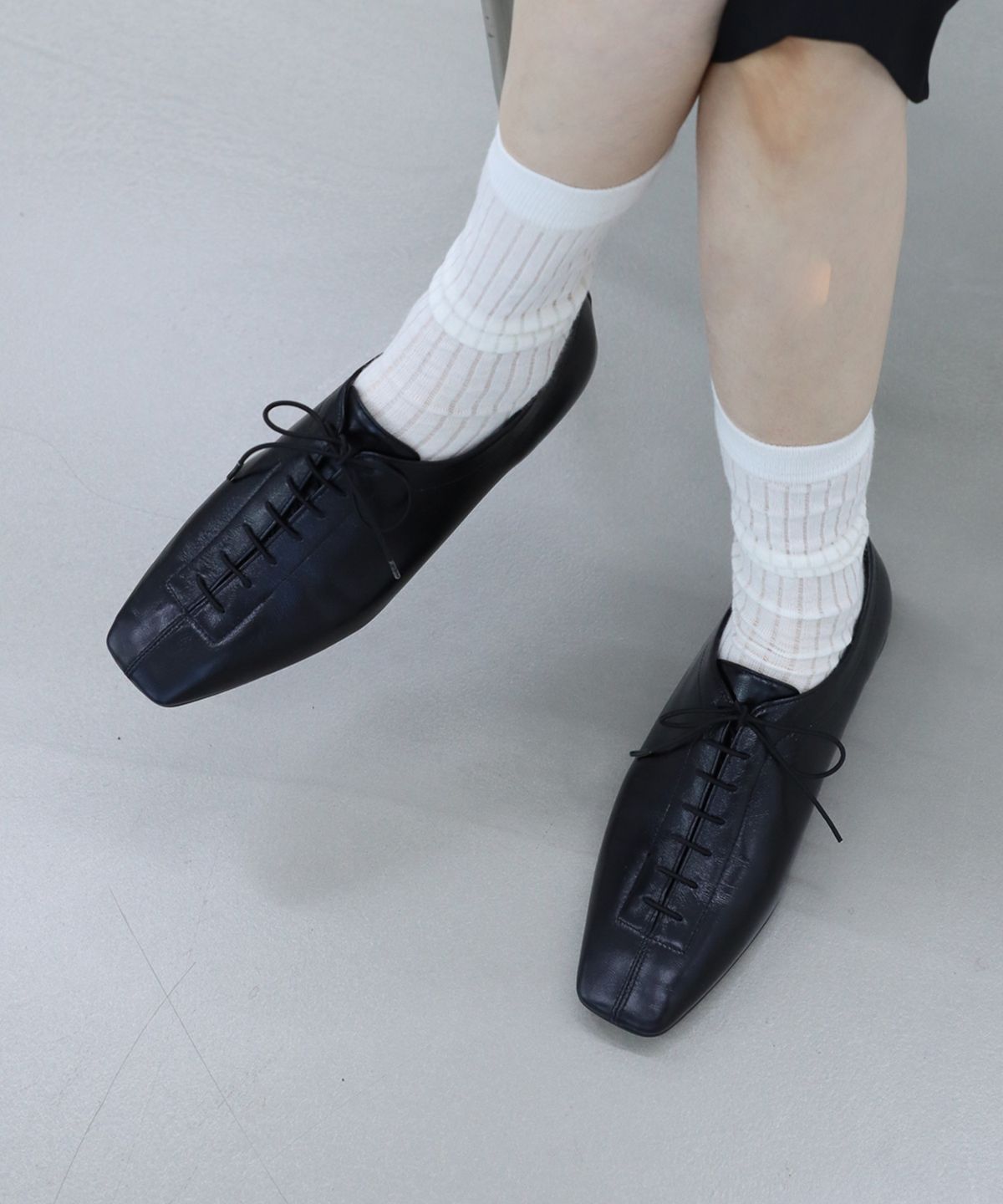 몰핀(MOLPIN) Rom laceup Loafer_25507_black