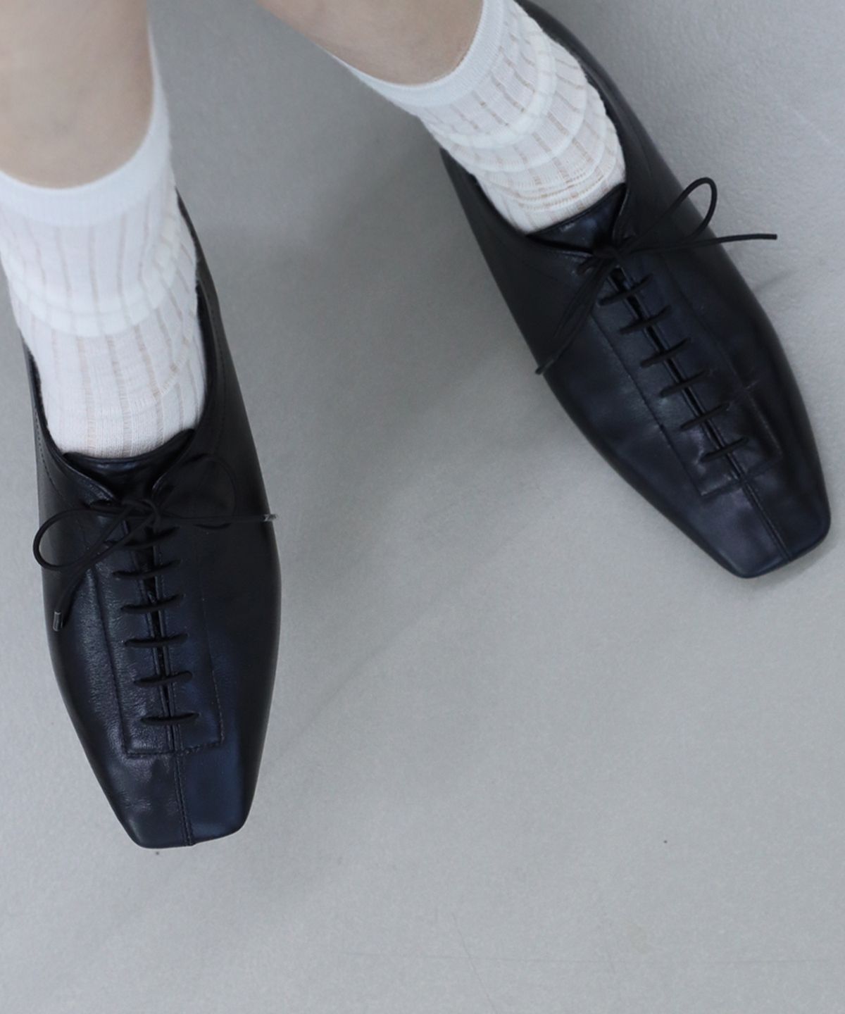 몰핀(MOLPIN) Rom laceup Loafer_25507_black