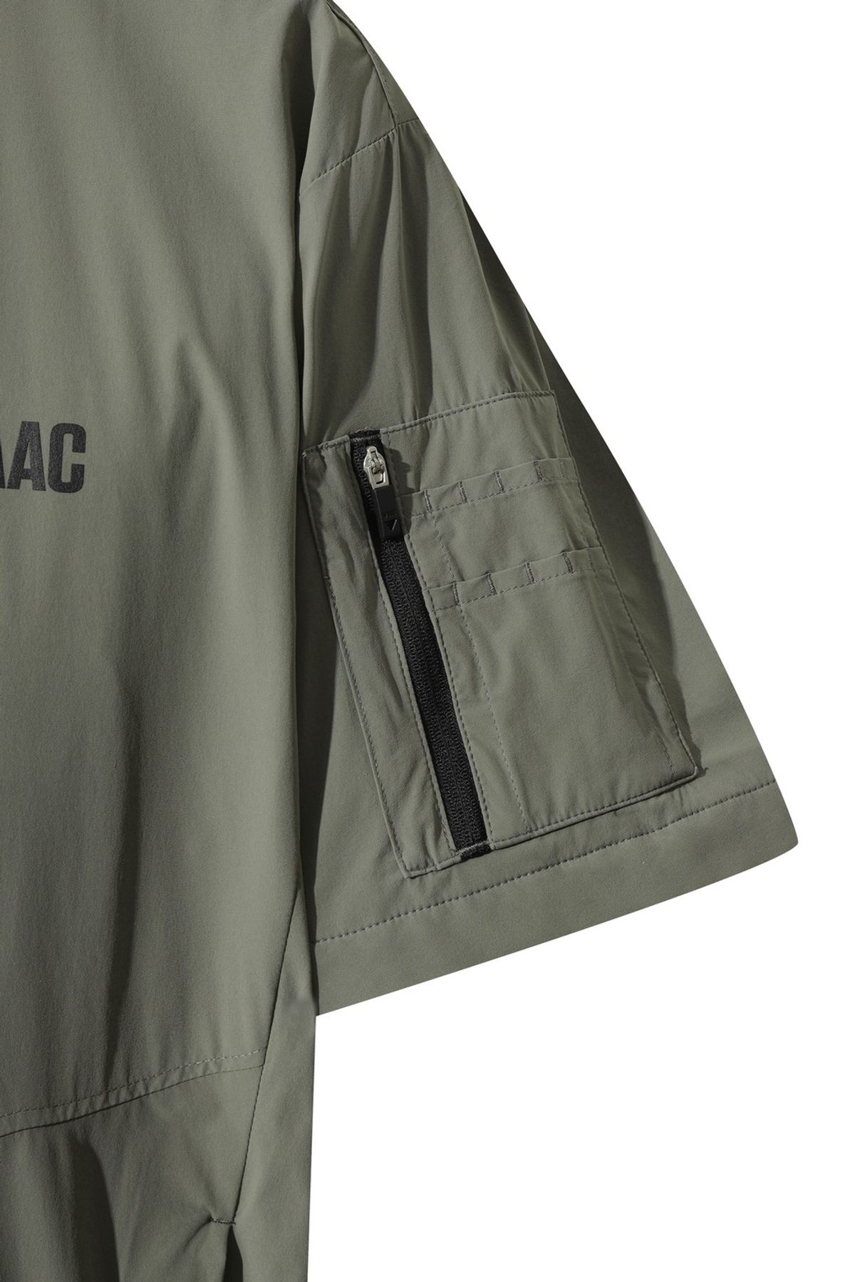 왁(WAAC) Men Brushed Mesh Short Sleeves Vest WMVAW25701GRD