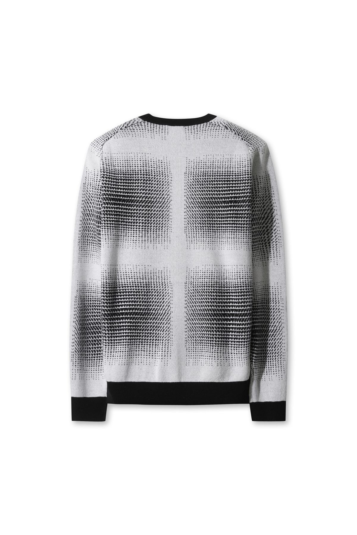 왁(WAAC) [PLAYER S EDITION] Men Gradation Check Sweater WMWAW25701GYM
