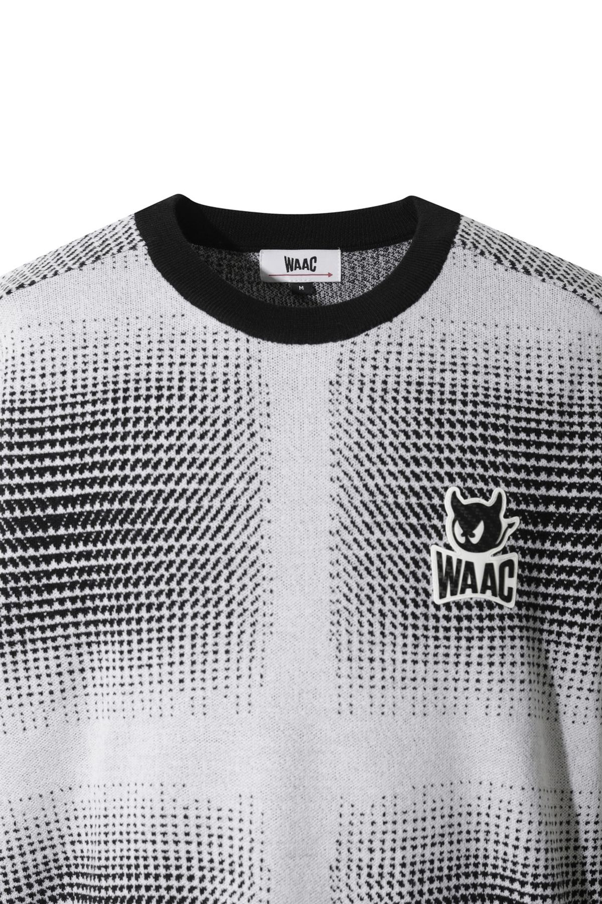 왁(WAAC) [PLAYER S EDITION] Men Gradation Check Sweater WMWAW25701GYM