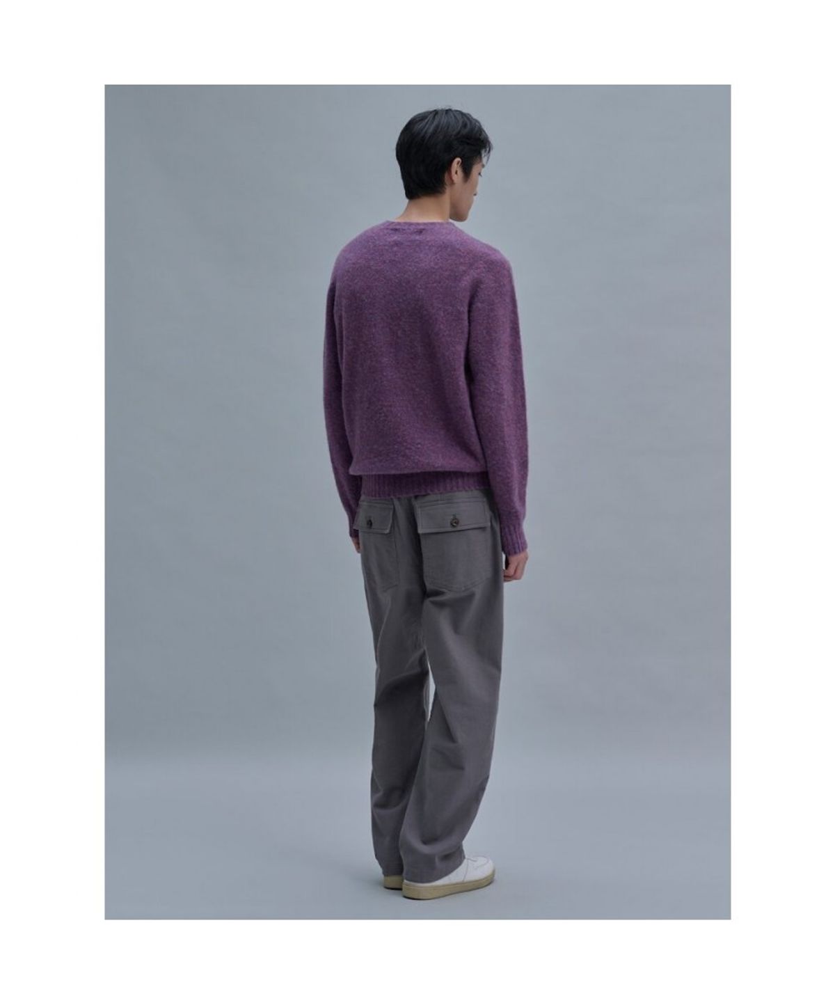 시프트지(SHIFT.G) Semi Wide Twill Fatigue Pants  Light Grey