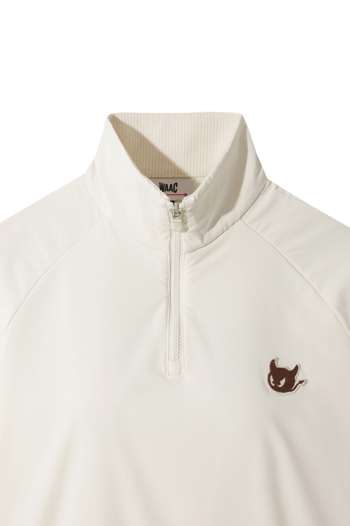 왁(WAAC) Women Fleece-lined Woven Pullover WWTBW25706IVX