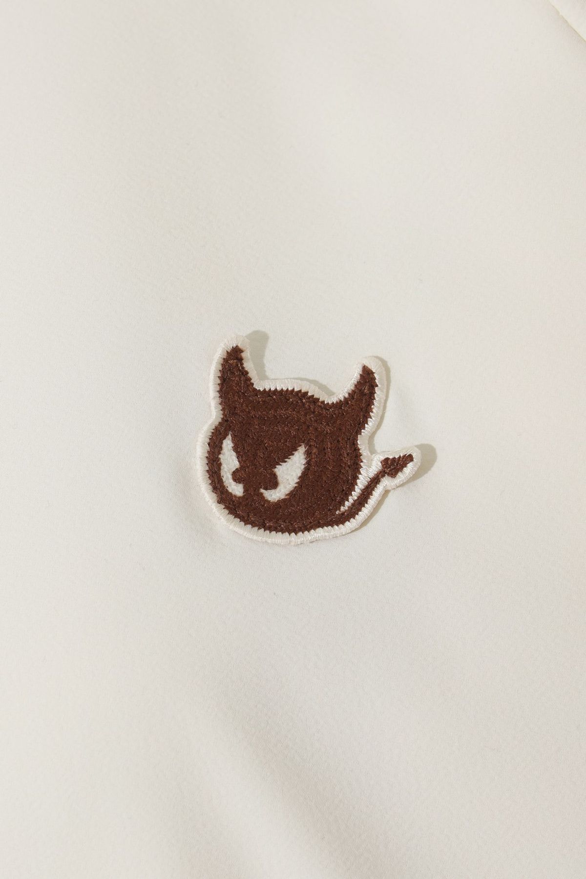 왁(WAAC) Women Fleece-lined Woven Pullover WWTBW25706IVX