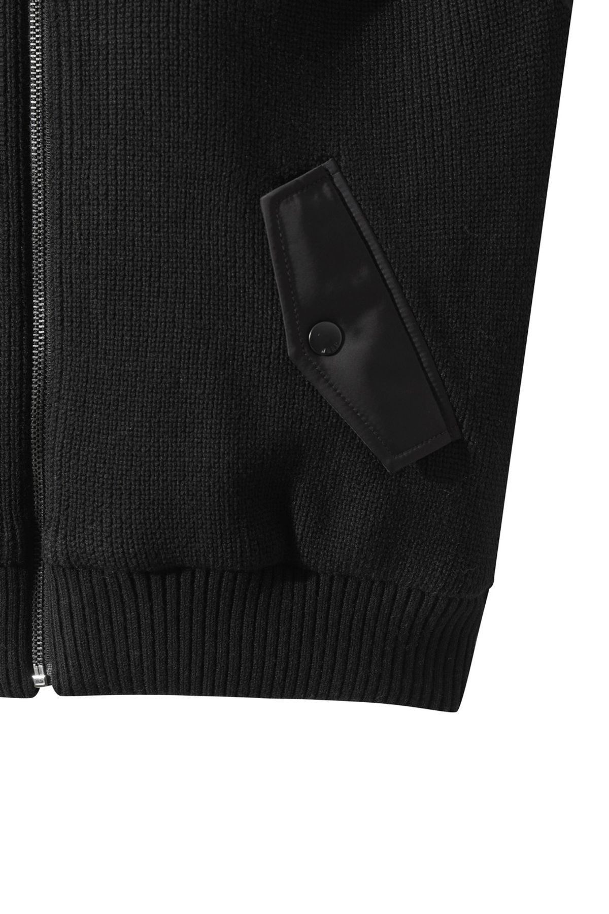 왁(WAAC) Women Knit Hybrid MA-1 Jacket WWWAW25719BKX