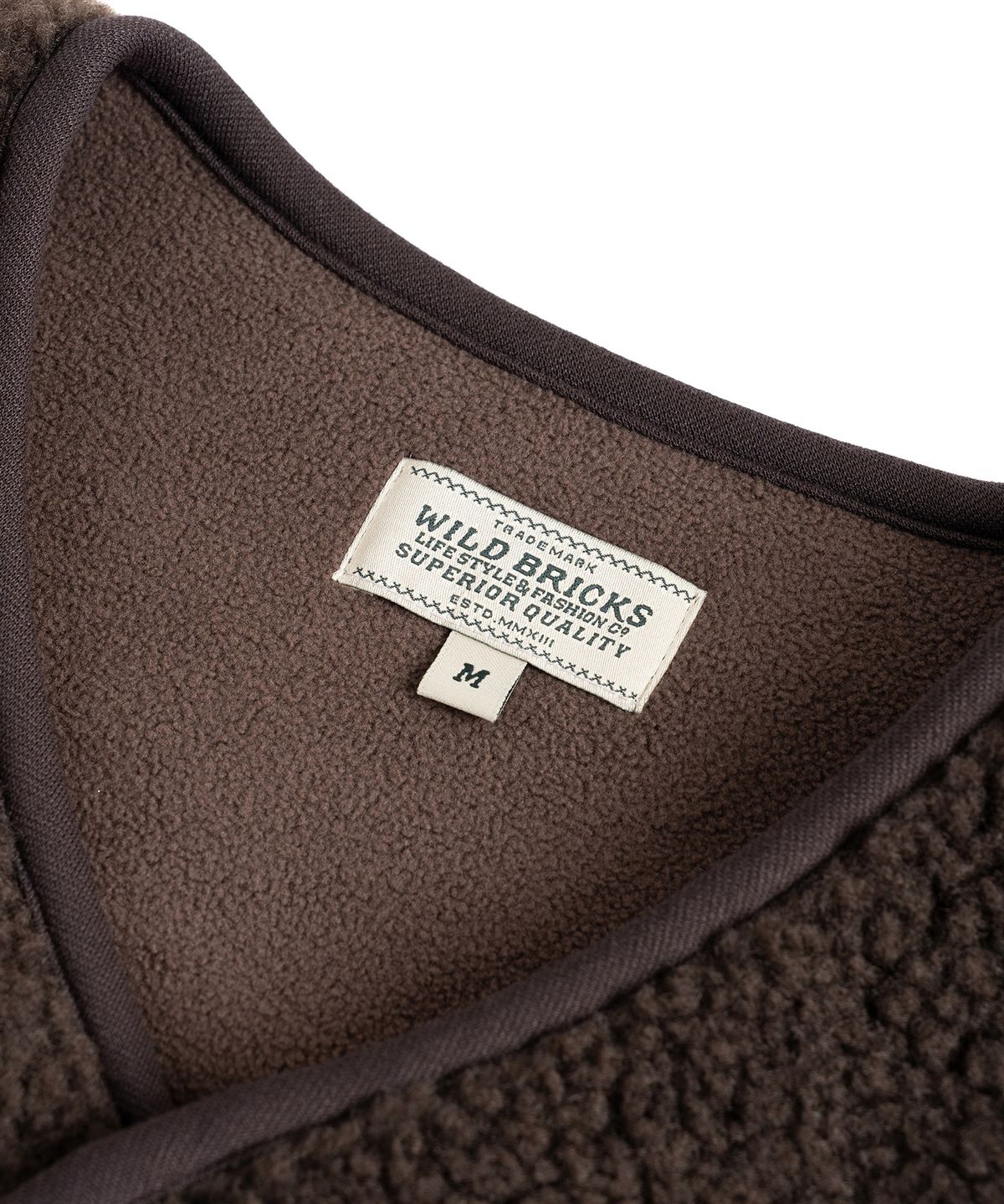와일드 브릭스(WILD BRICKS) W24 FLEECE VEST (dark brown)