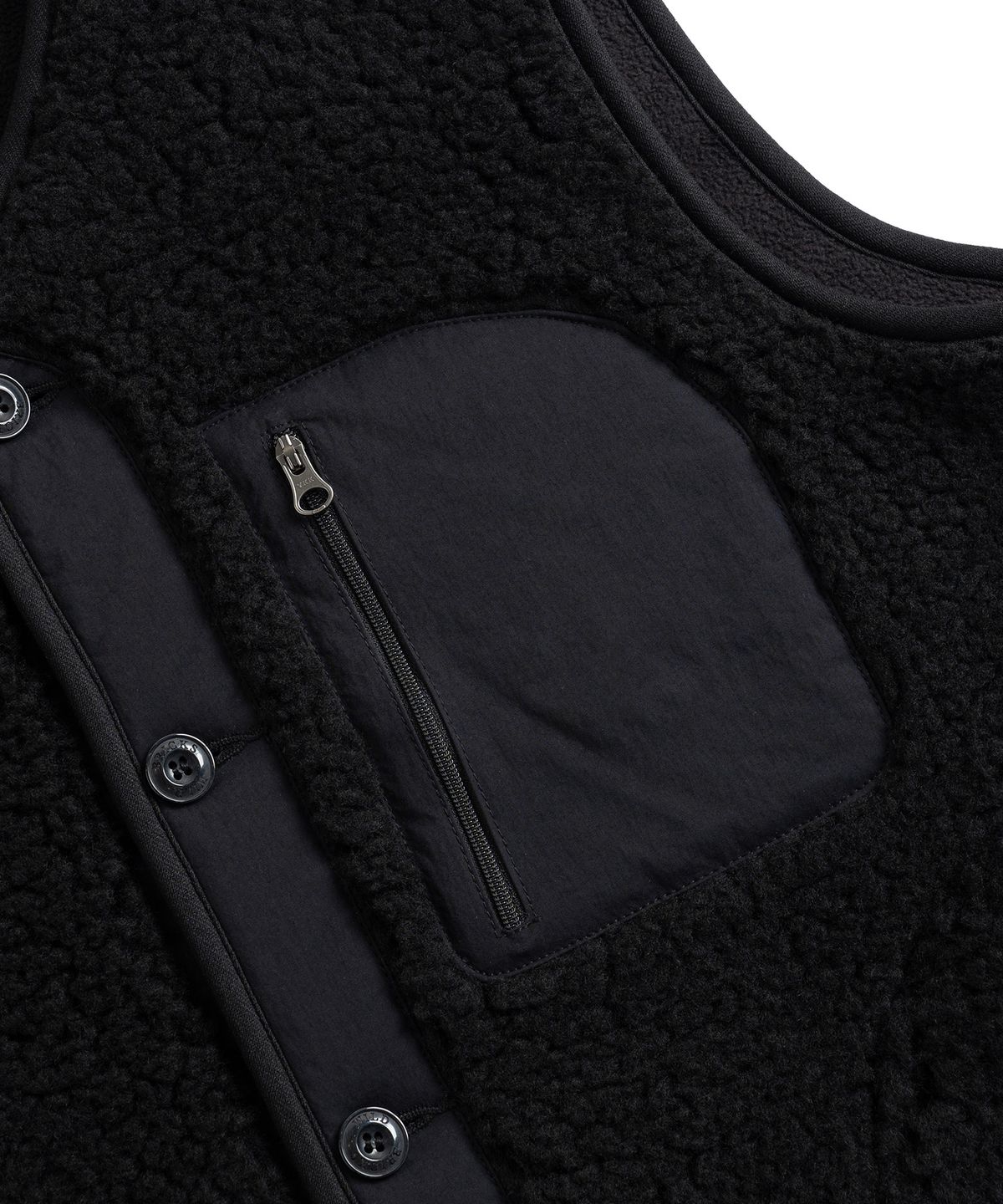 와일드 브릭스(WILD BRICKS) W24 FLEECE VEST (black)