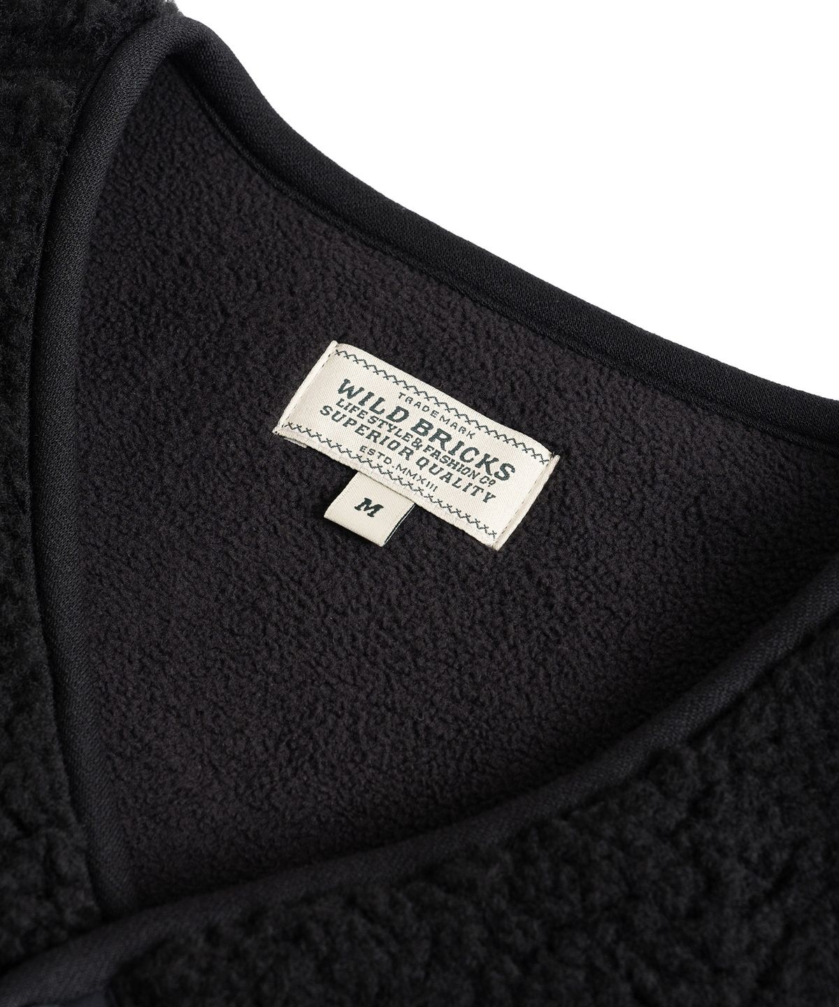 와일드 브릭스(WILD BRICKS) W24 FLEECE VEST (black)