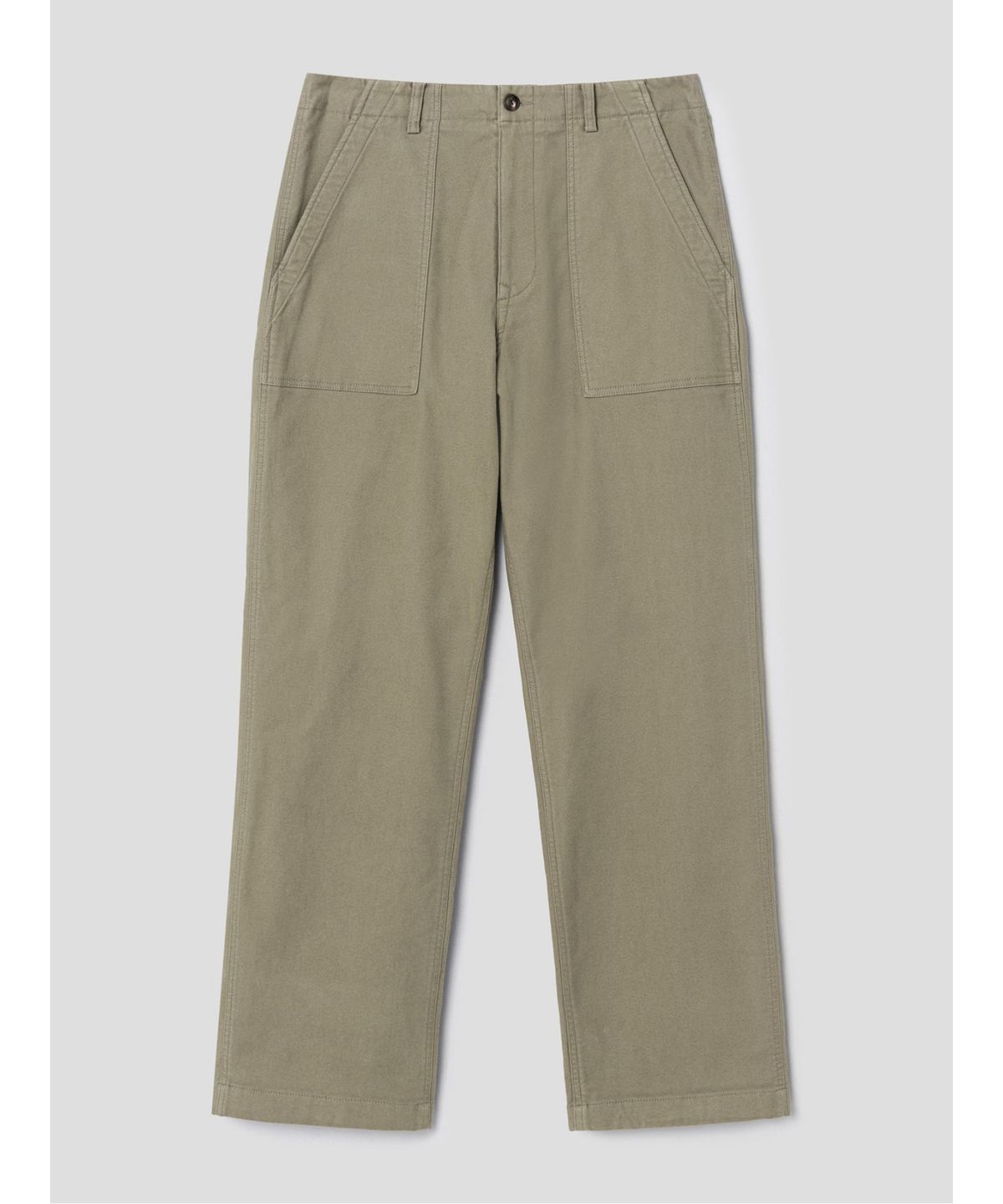 시프트지(SHIFT.G) Semi Wide Twill Fatigue Pants  Khaki