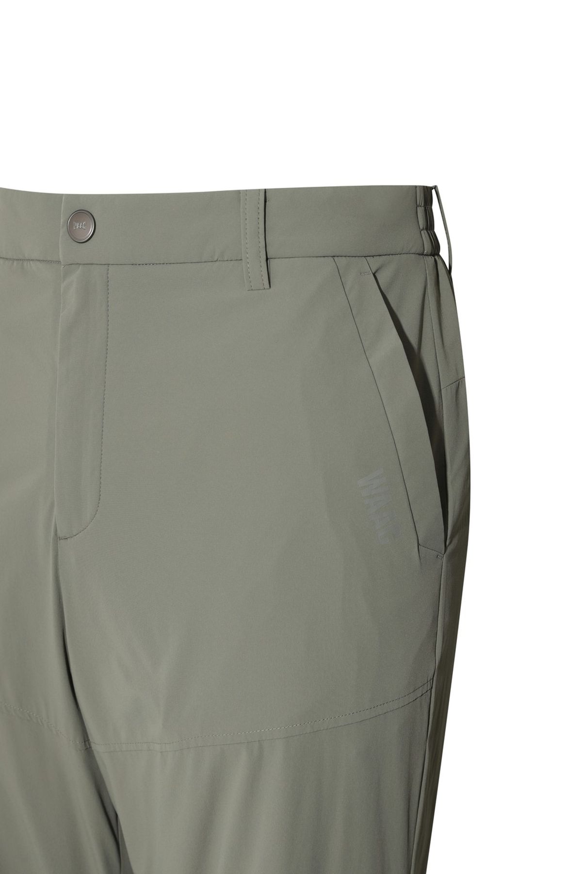 왁(WAAC) Men Brushed Mesh Tapered Hybrid Jogger Pants WMPNW25707GRD