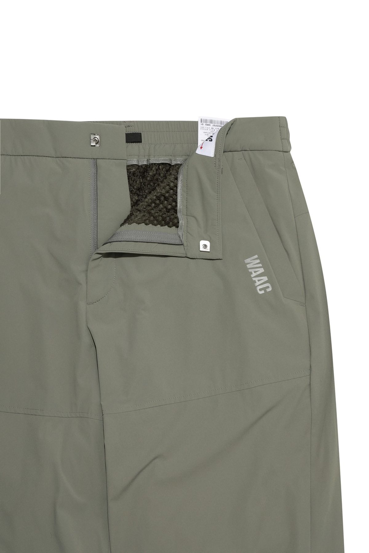 왁(WAAC) Men Brushed Mesh Tapered Hybrid Jogger Pants WMPNW25707GRD