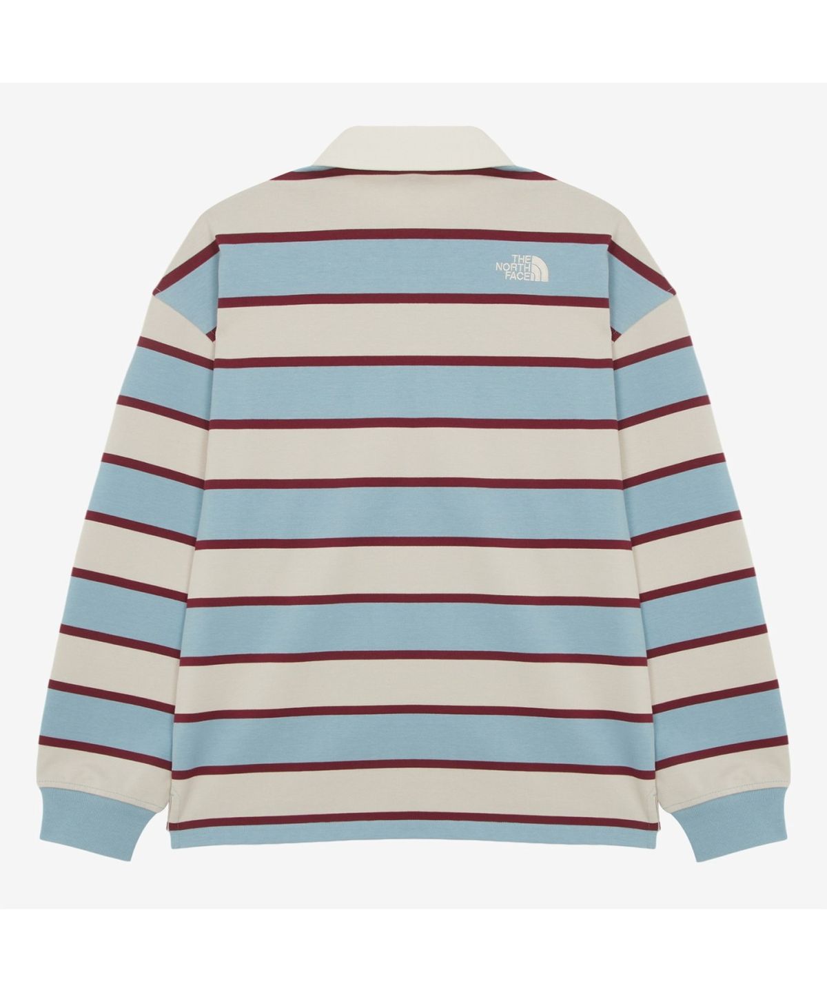 노스페이스(THE NORTH FACE) NT7TR57B 남성 이지온 스트라이프 폴로 티셔츠 LIGHT_BLUE